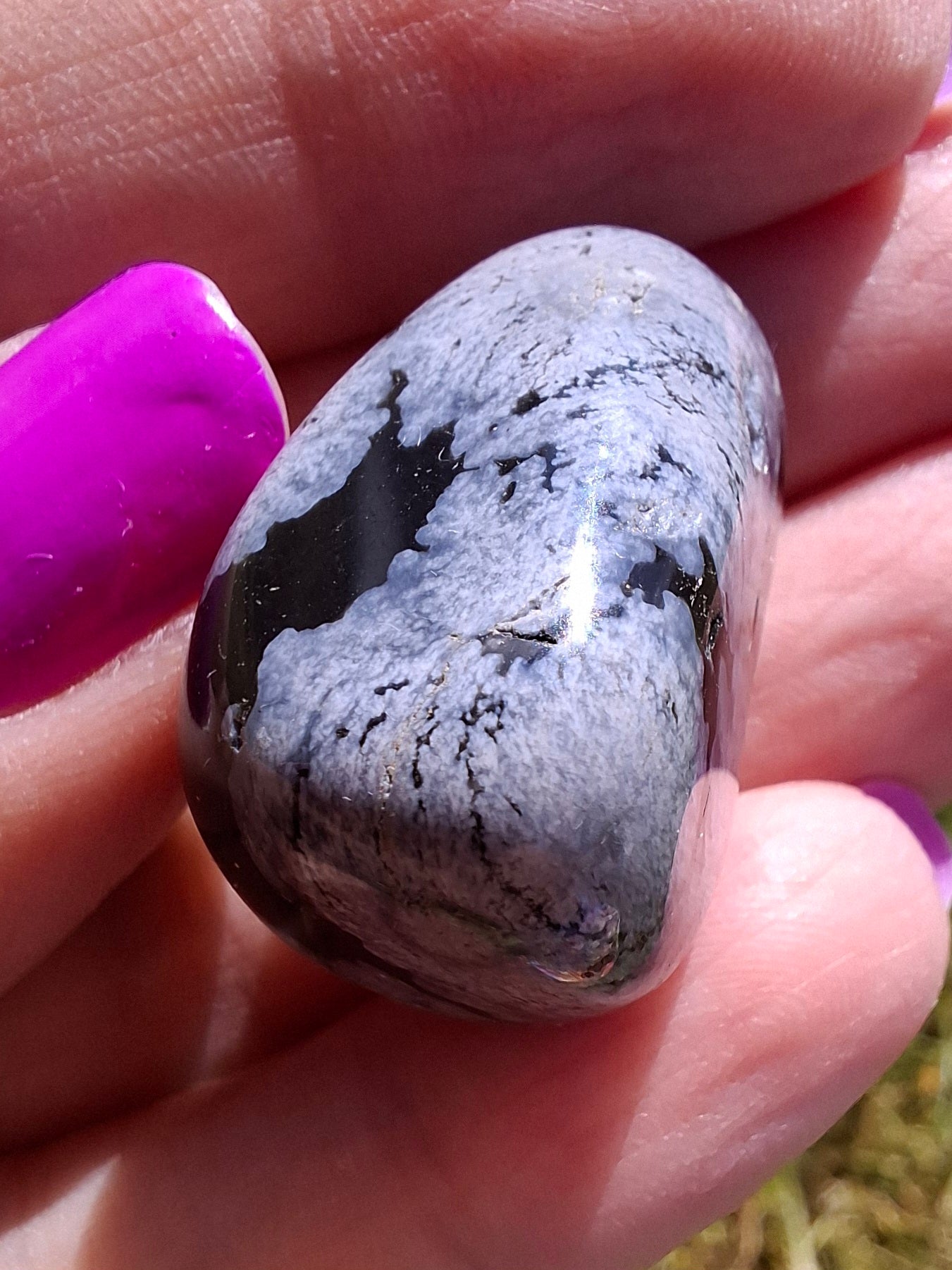 Snowflake Obsidian, Tumble Stone, Crystal (Ref: T97)
