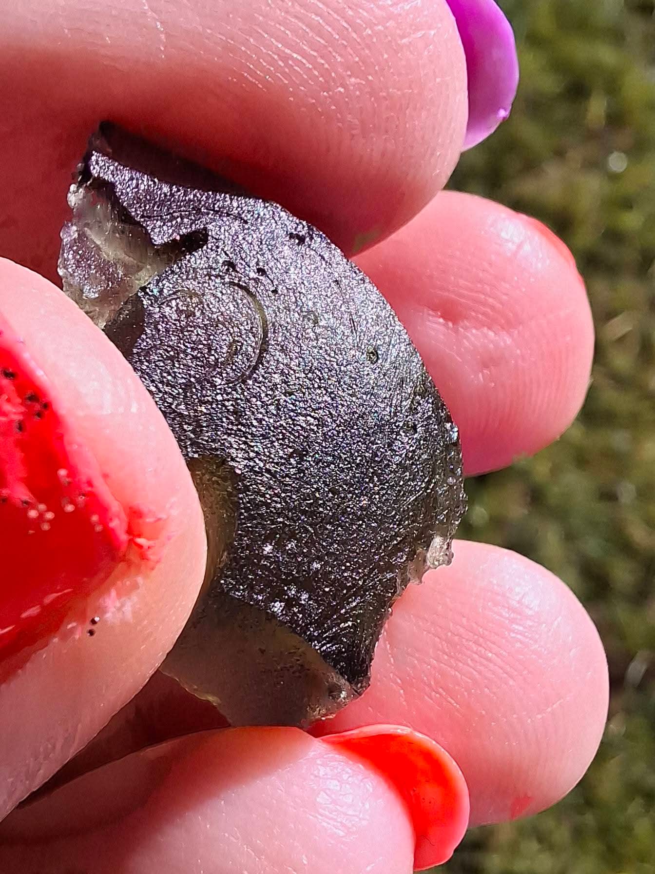 Moldavite Piece, 2.79g, Tektite (Ref: 1300)