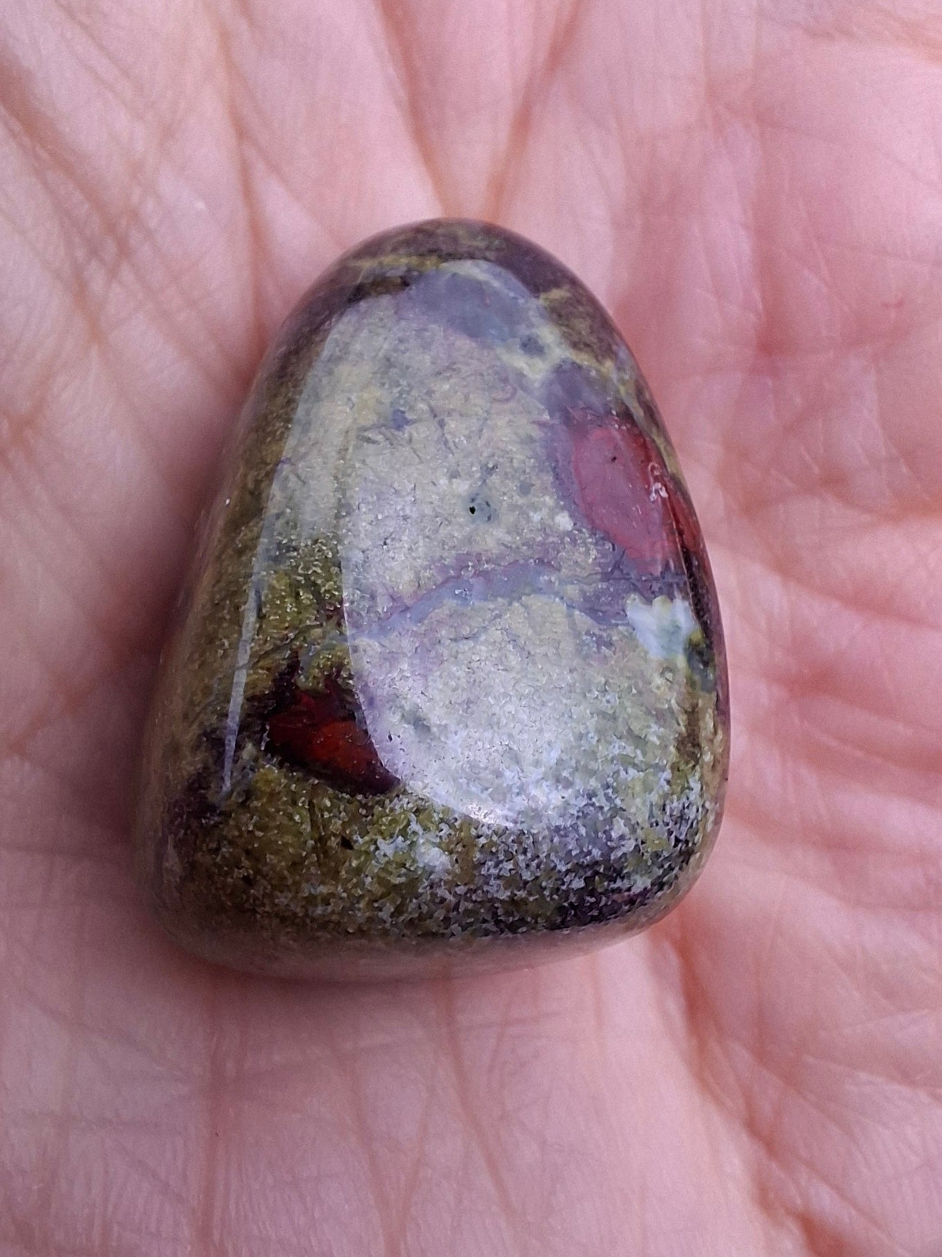 Dragons Blood Jasper, Tumble Stone, Crystal (Ref: T110)