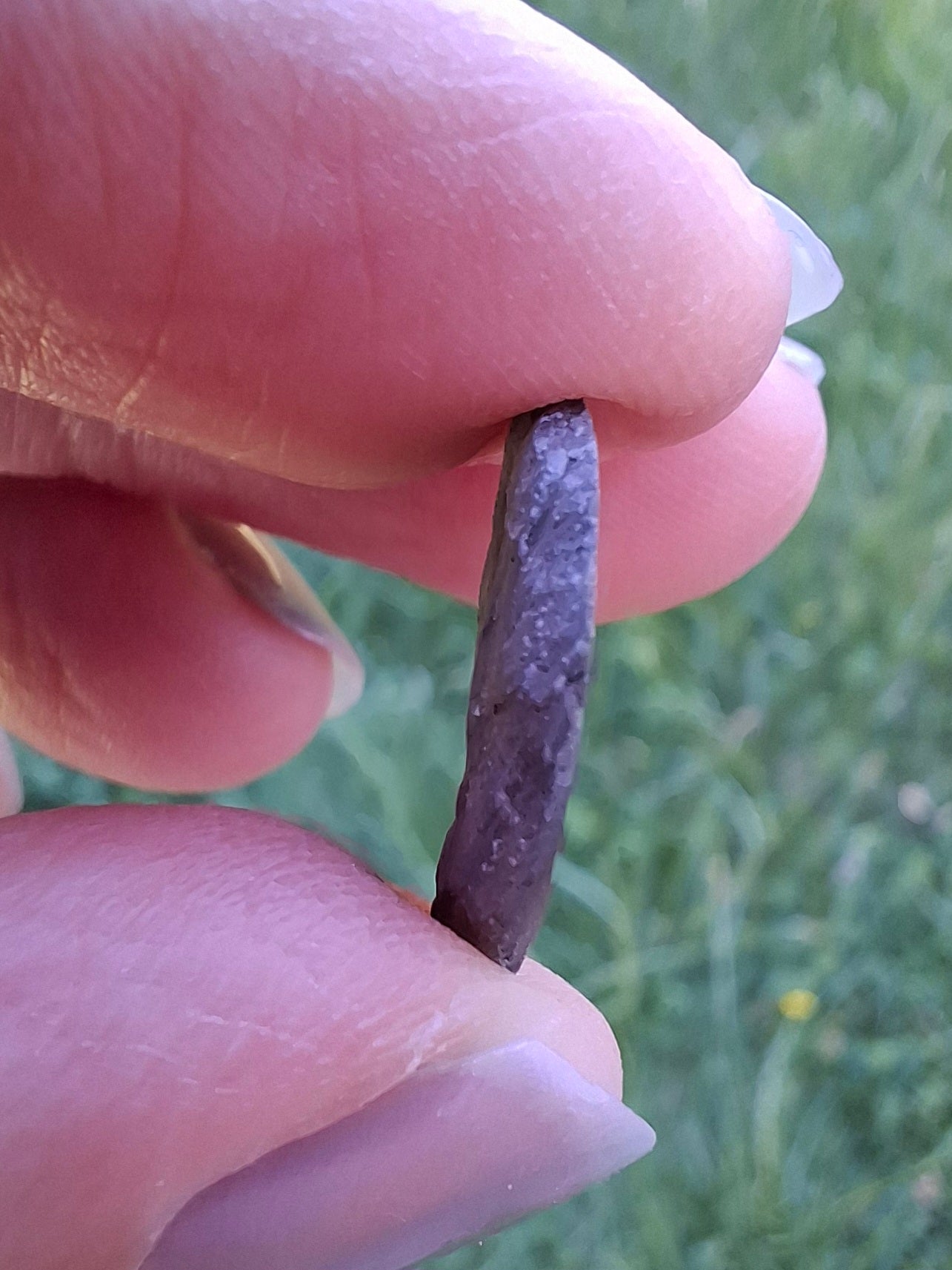 Small Haematite Ammonite HALF, 1.10g, Fossil (Ref: MA9)