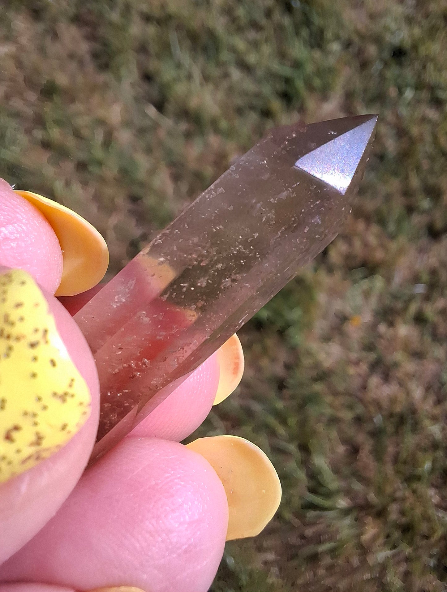 Libyan Desert Glass DT Carving, 4.22g, Tektite (Ref: LDT6)