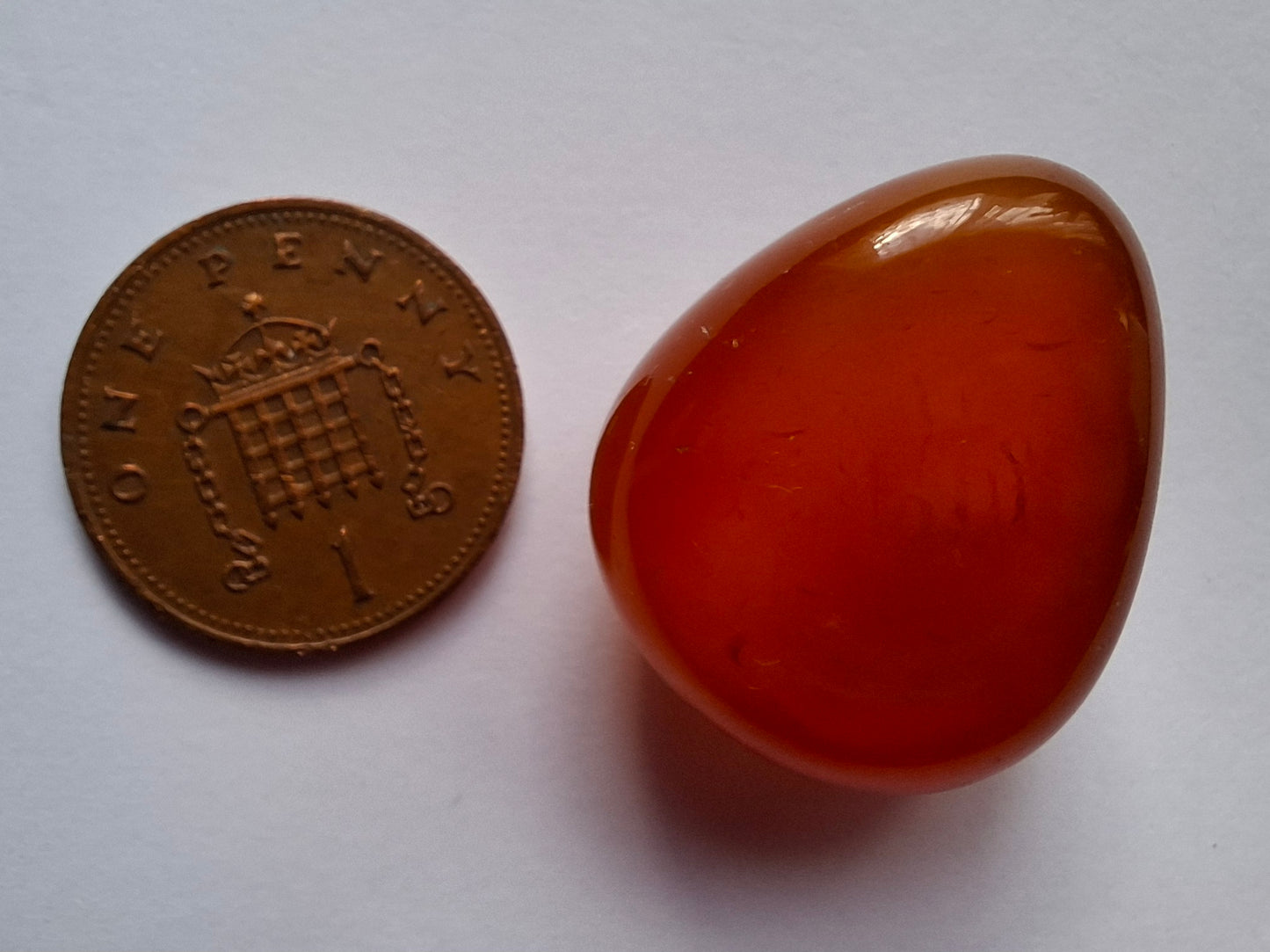 Carnelian, Tumble Stone, Crystal (Ref: T68)