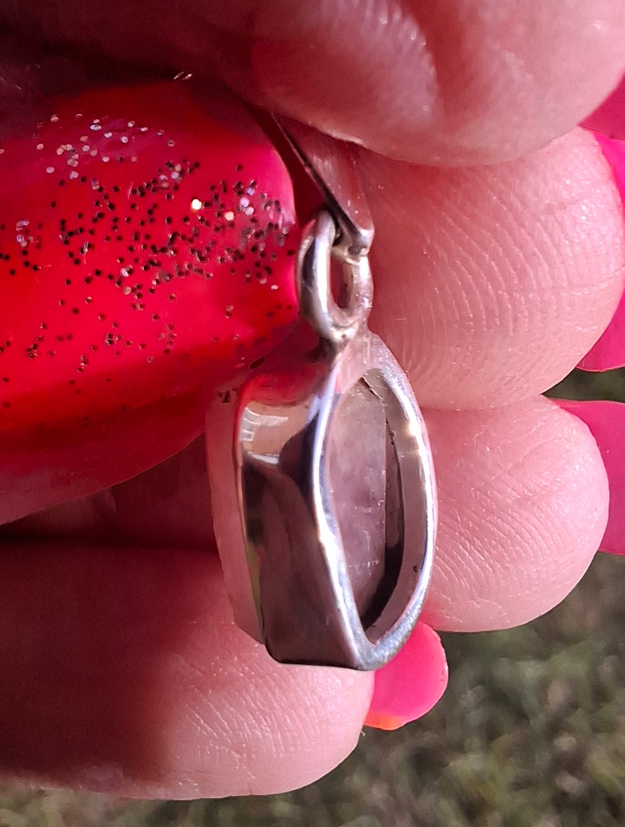 Pink Tourmaline Pendant, 925 Silver, Crystal (Ref: PT90)