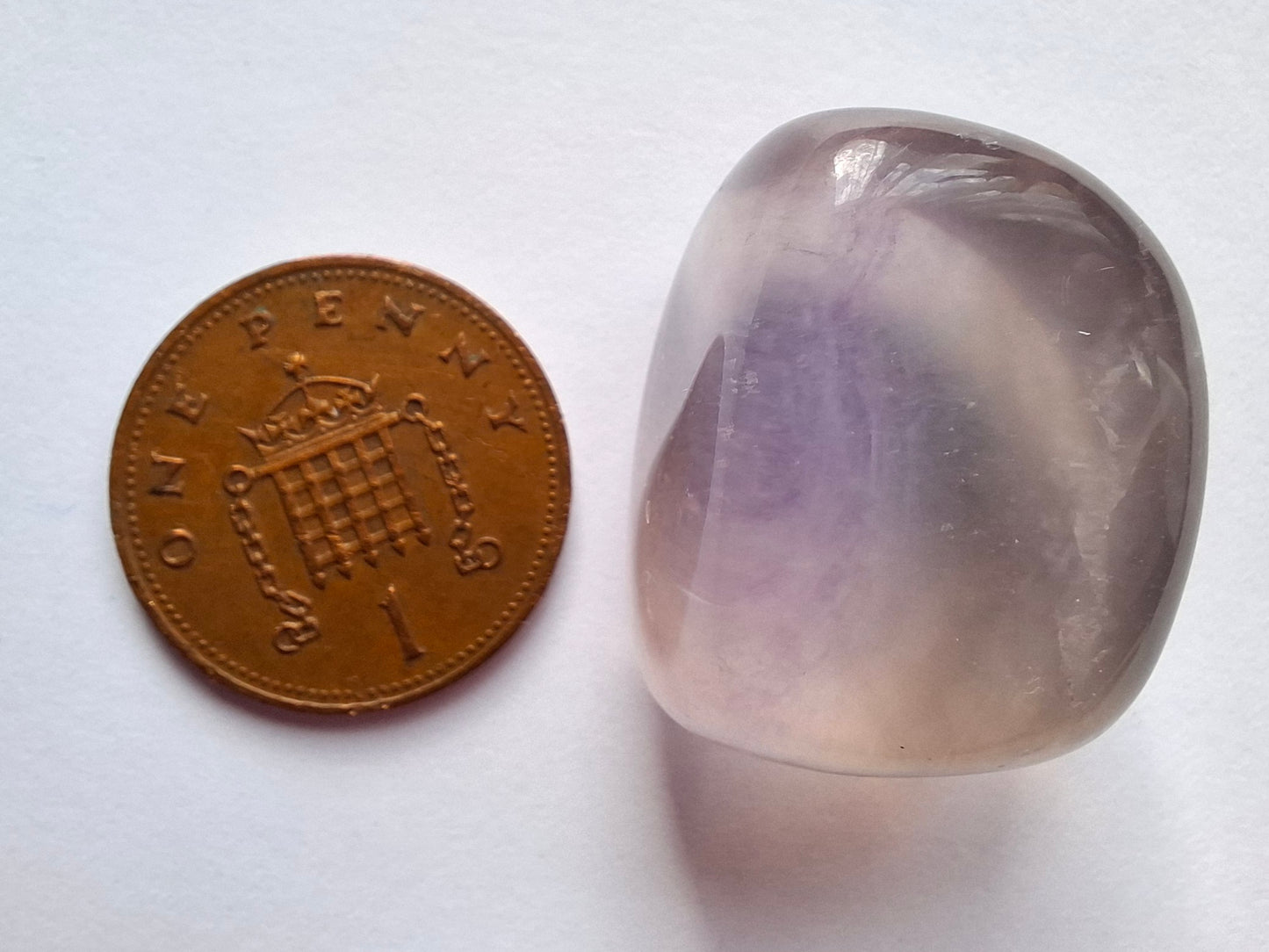 Fluorite, Tumble Stone, Crystal (Ref: T52)
