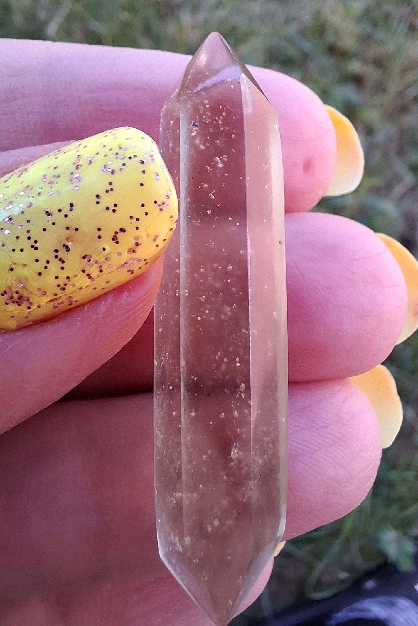 Libyan Desert Glass DT Carving, 4.57g, Tektite (Ref: LDT8)
