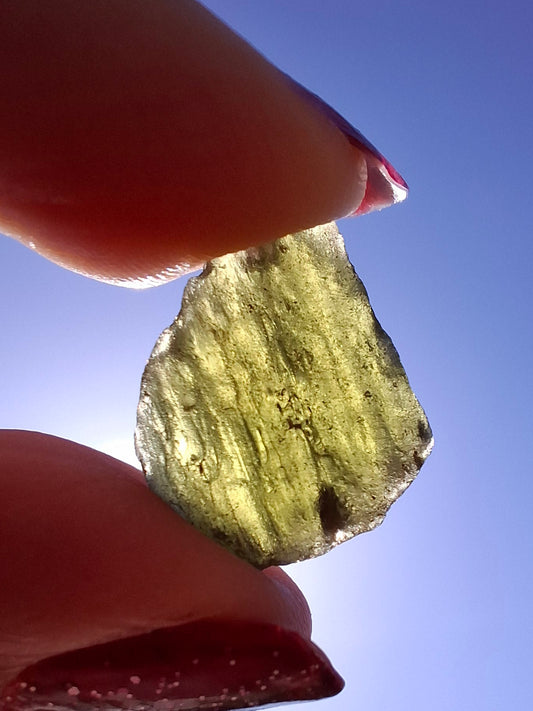 Moldavite Piece, 2.06g, Tektite (Ref: 1467)