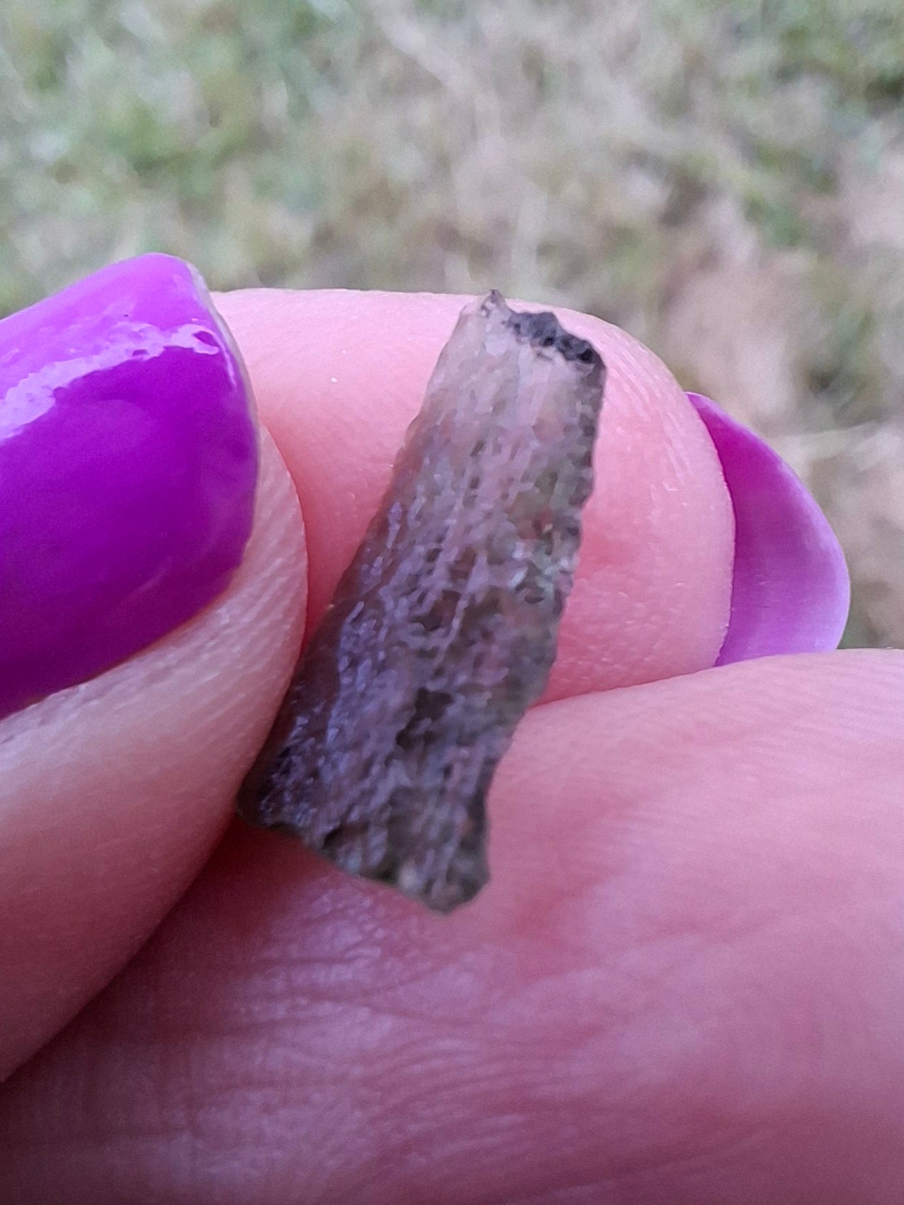 Moldavite small Piece, 0.39g. Tektite (Ref: 1430)