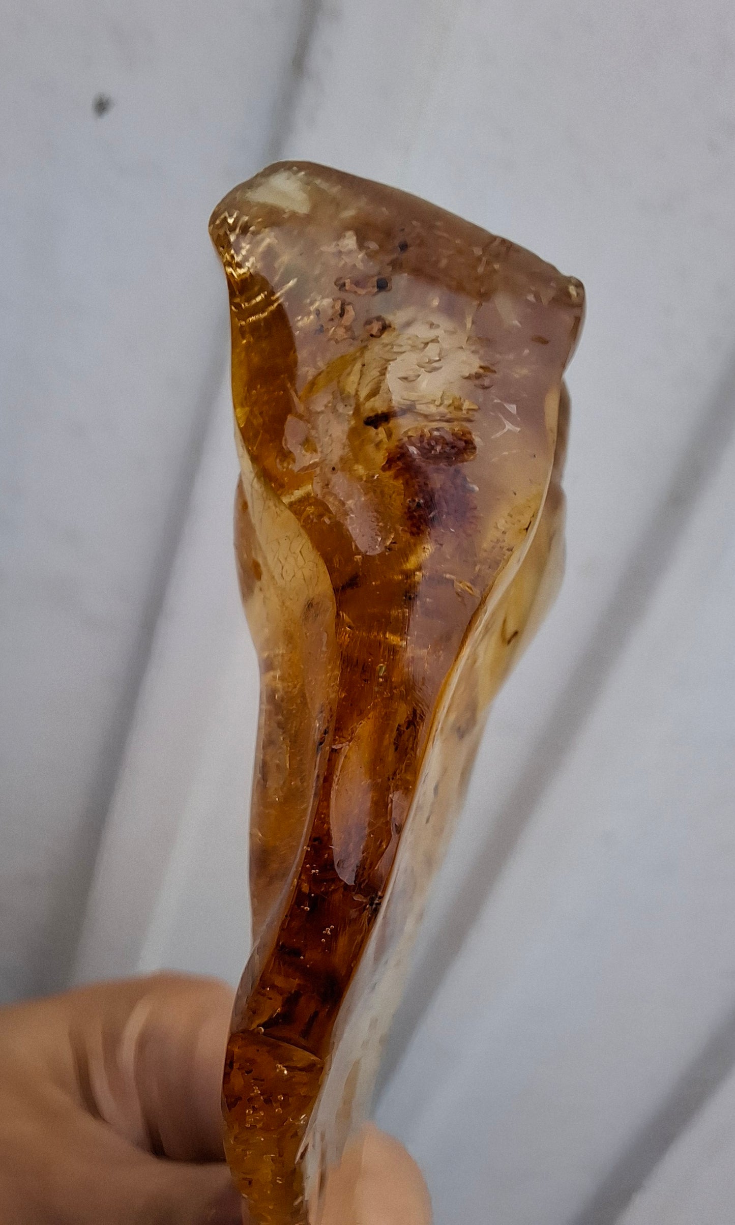 Copal Young Amber with INSECTS inside, 28.43g, Fossil (Ref: CA10)