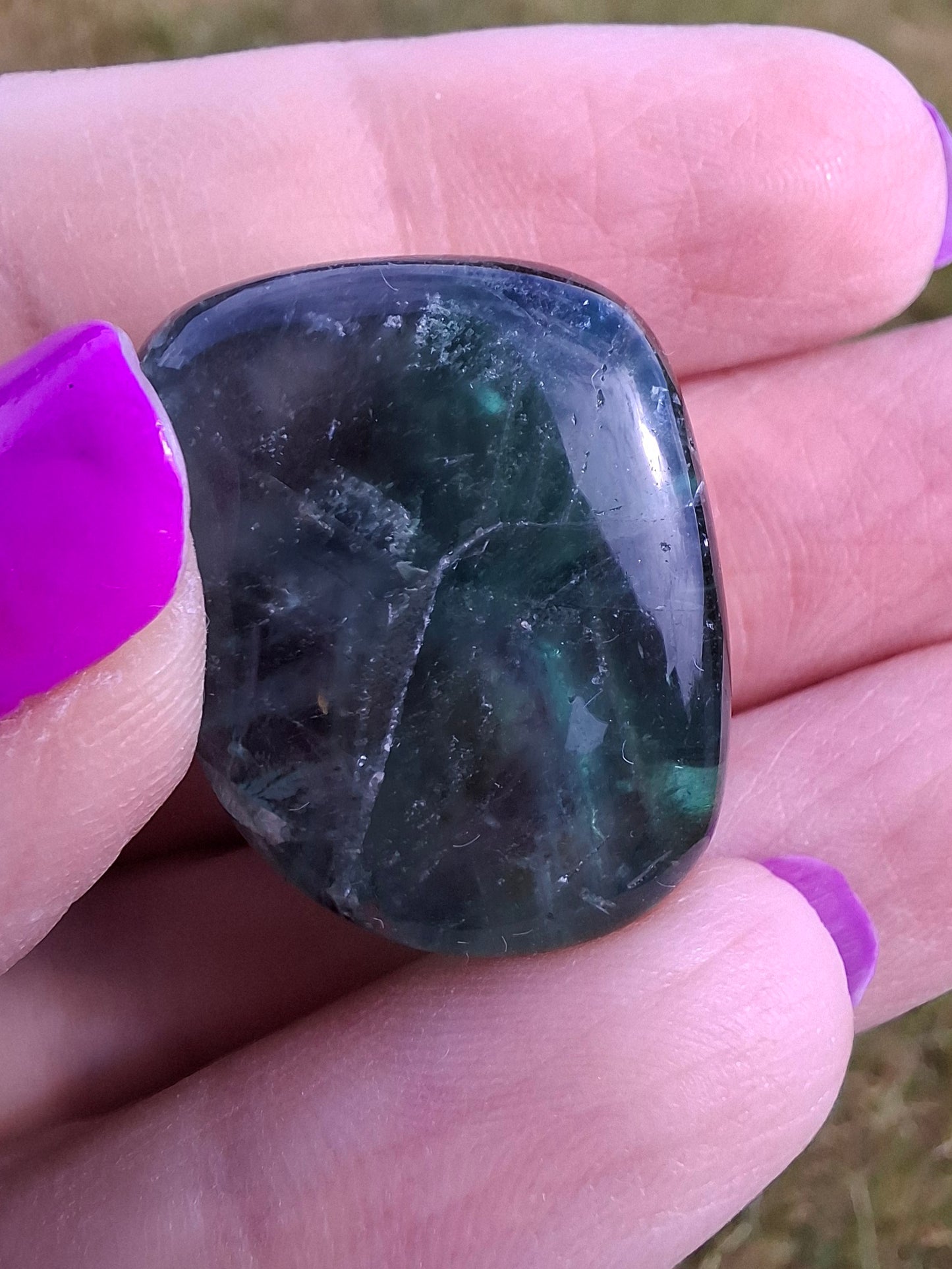 Fluorite, Tumble Stone, Crystal (Ref: T57)