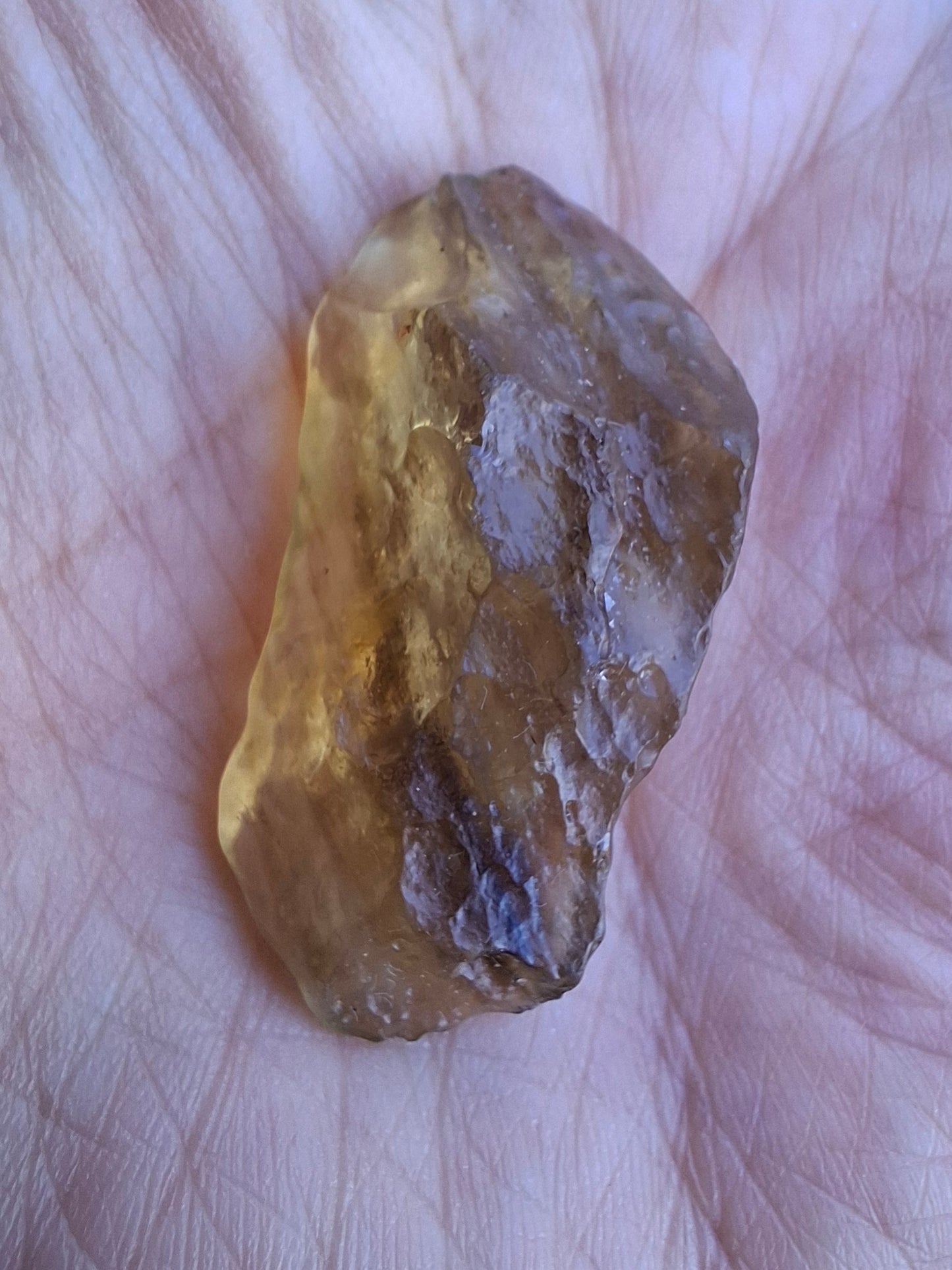 Libyan Desert Glass (darker) Piece, 8.76g, Tektite (Ref: L1367)