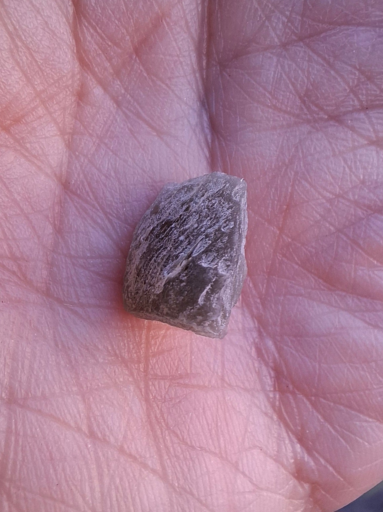 Moldavite Piece, SNOWFLAKE, FROSTED, BRUSNA, 0.69g, Tektite (Ref: 1503)
