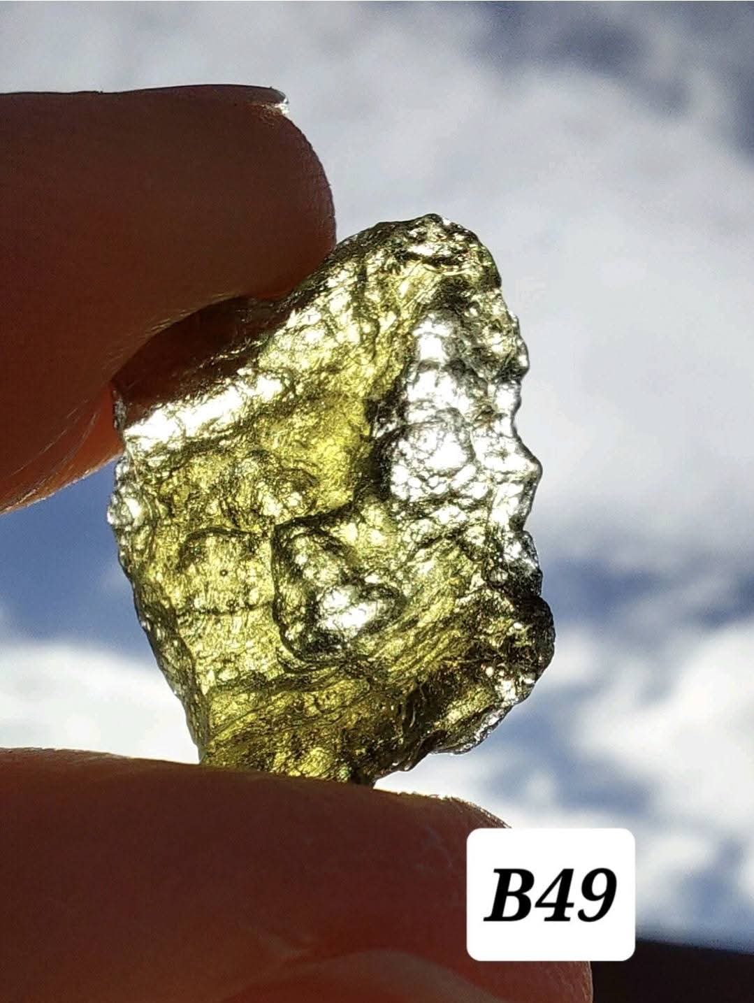 Moldavite Piece, 1.48g, Tektite (Ref: B49)