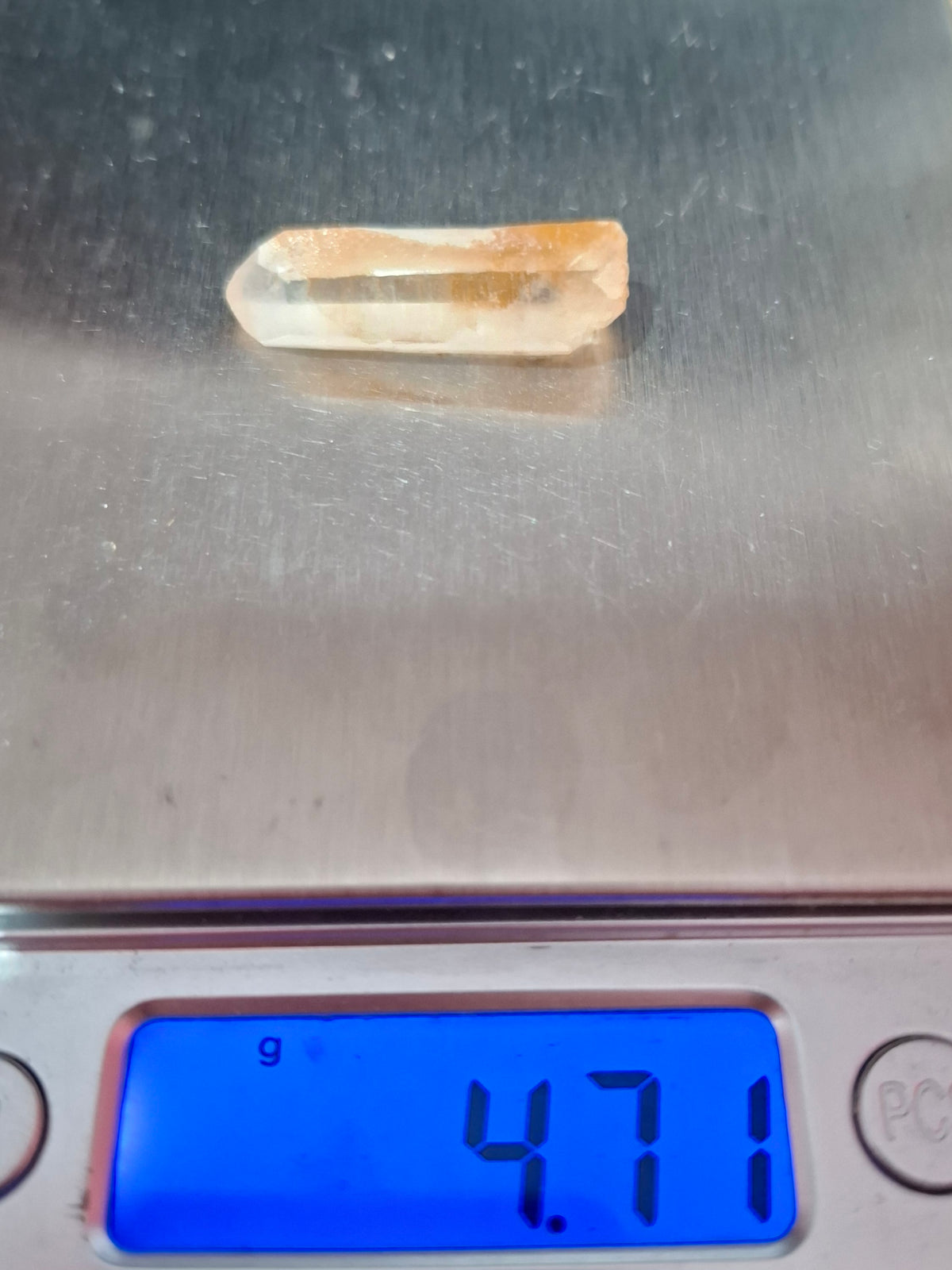 Natural Citrine, 4.71g, Crystal (Ref: TC8)