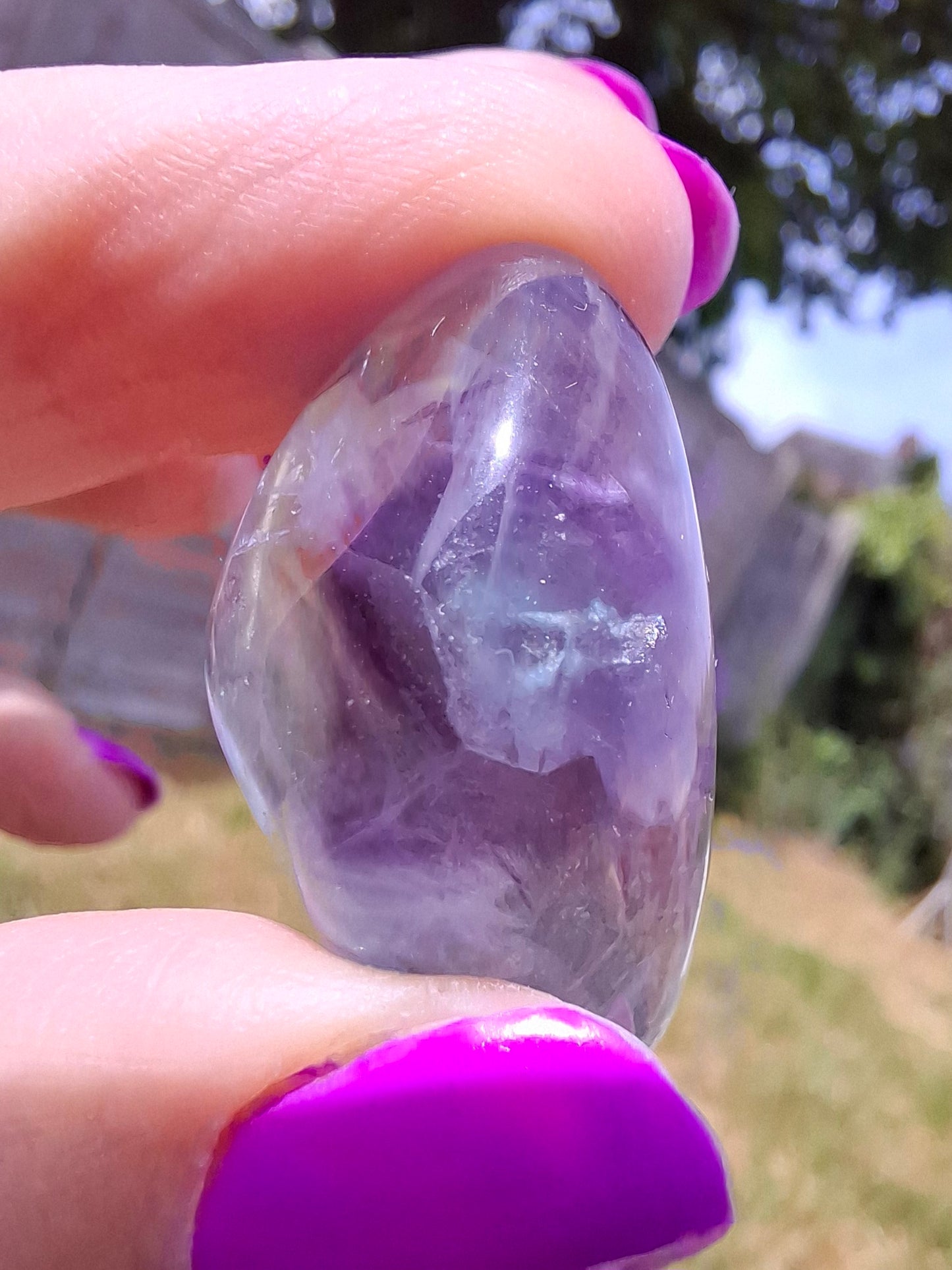 Fluorite, Tumble Stone, Crystal (Ref :T46)
