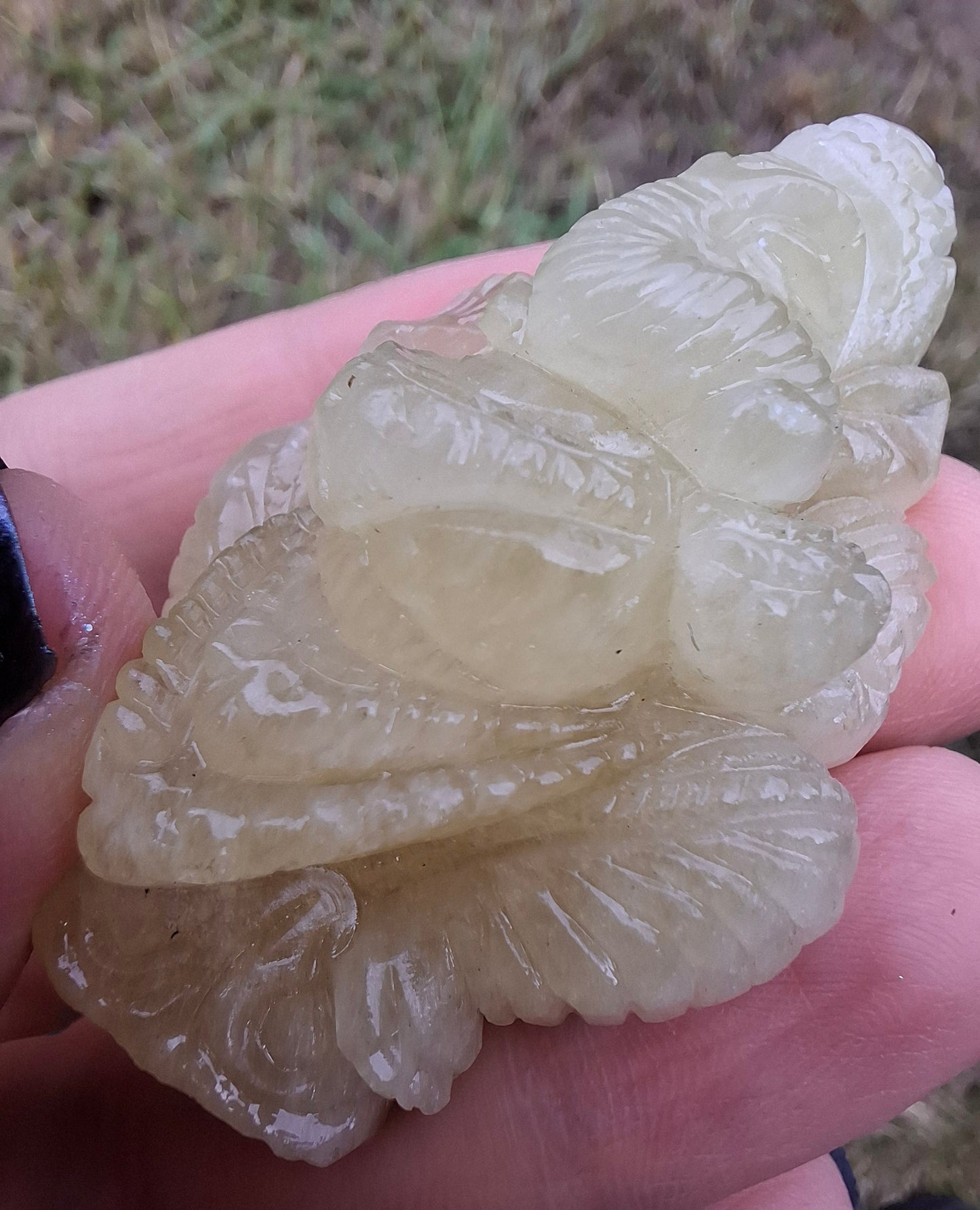 Libyan Desert Glass GANESHA craving, 31.21g, Tektite (Ref: Ganesha2)