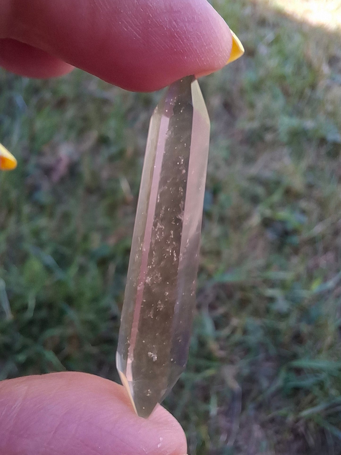 Libyan Desert Glass DT Carving, 4.71g, Tektite (Ref: LDT2)