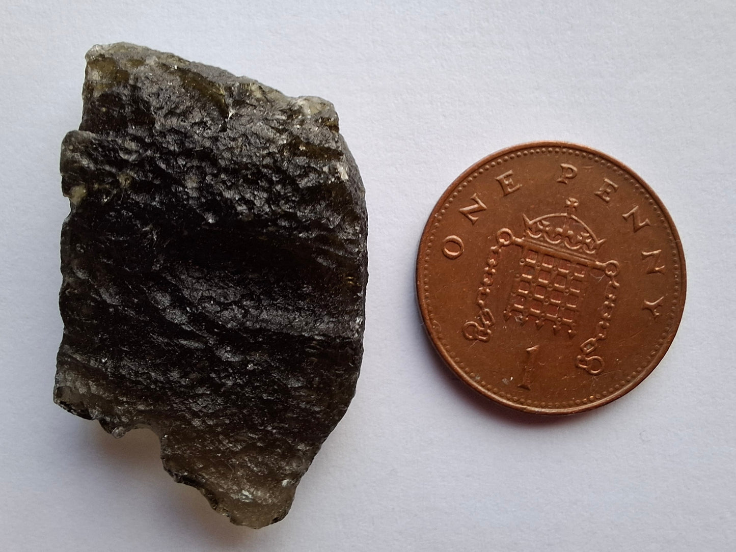 Moldavite Piece, JAKULE, 7.00g, Tektite (Ref: 1376)