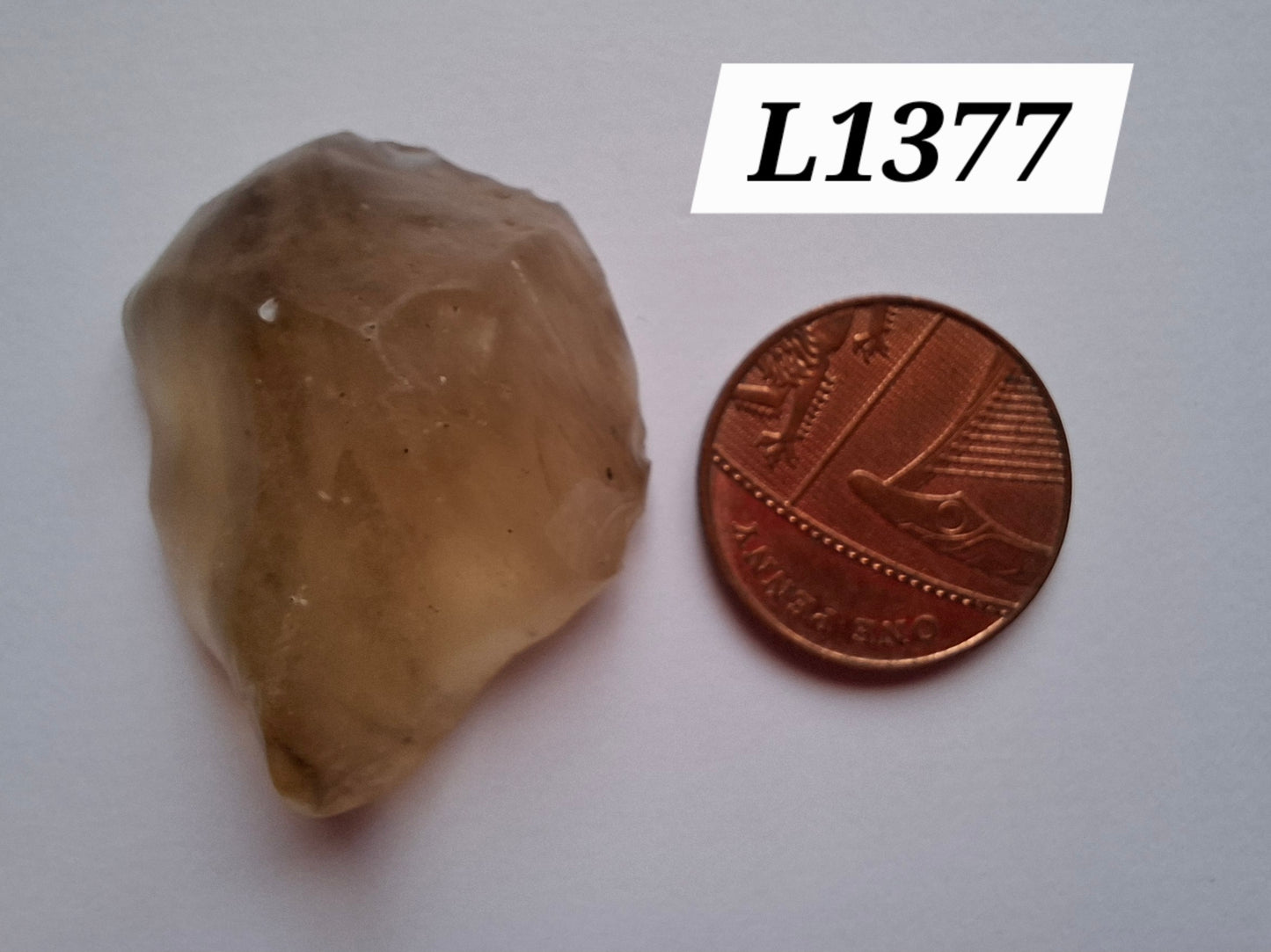 Libyan Desert Glass (darker) Piece, 12.00g, Tektite (Ref: L1377)