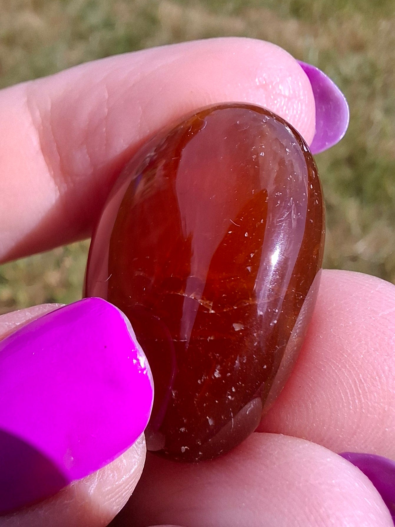 Carnelian, Tumble Stone, Crystal (Ref: T67)