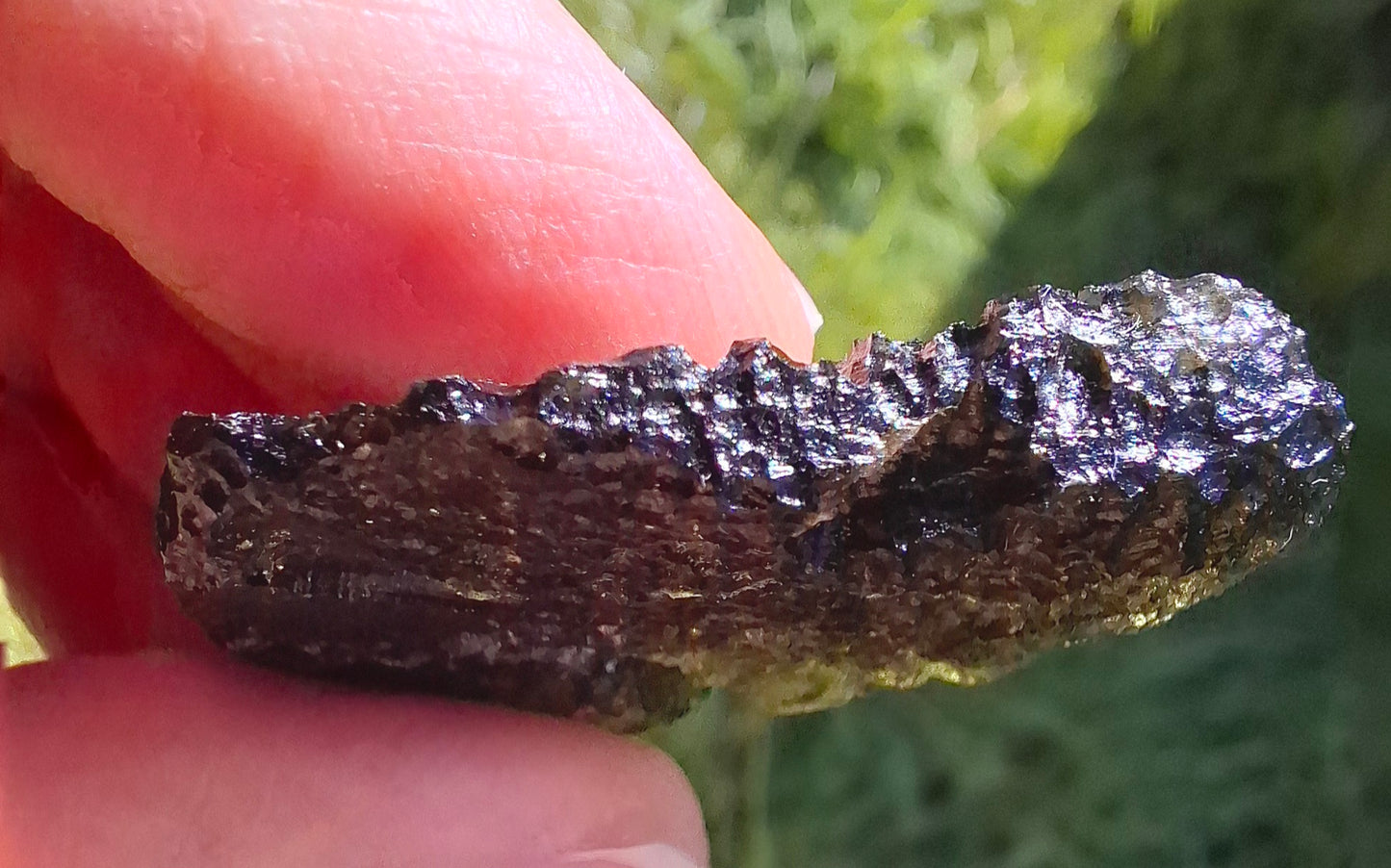 Moldavite Piece, CHLUM, 11.18g, Tektite (Ref: 1166)