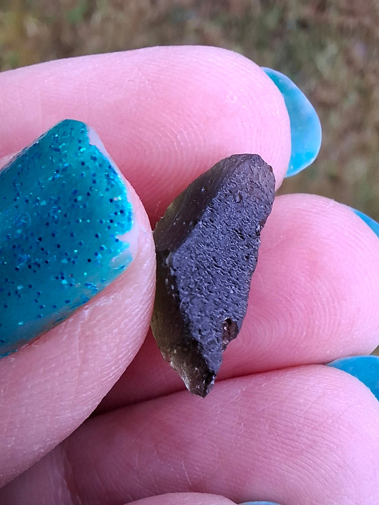 Moldavite Piece, 1.03g, Tektite (Ref: 1416)