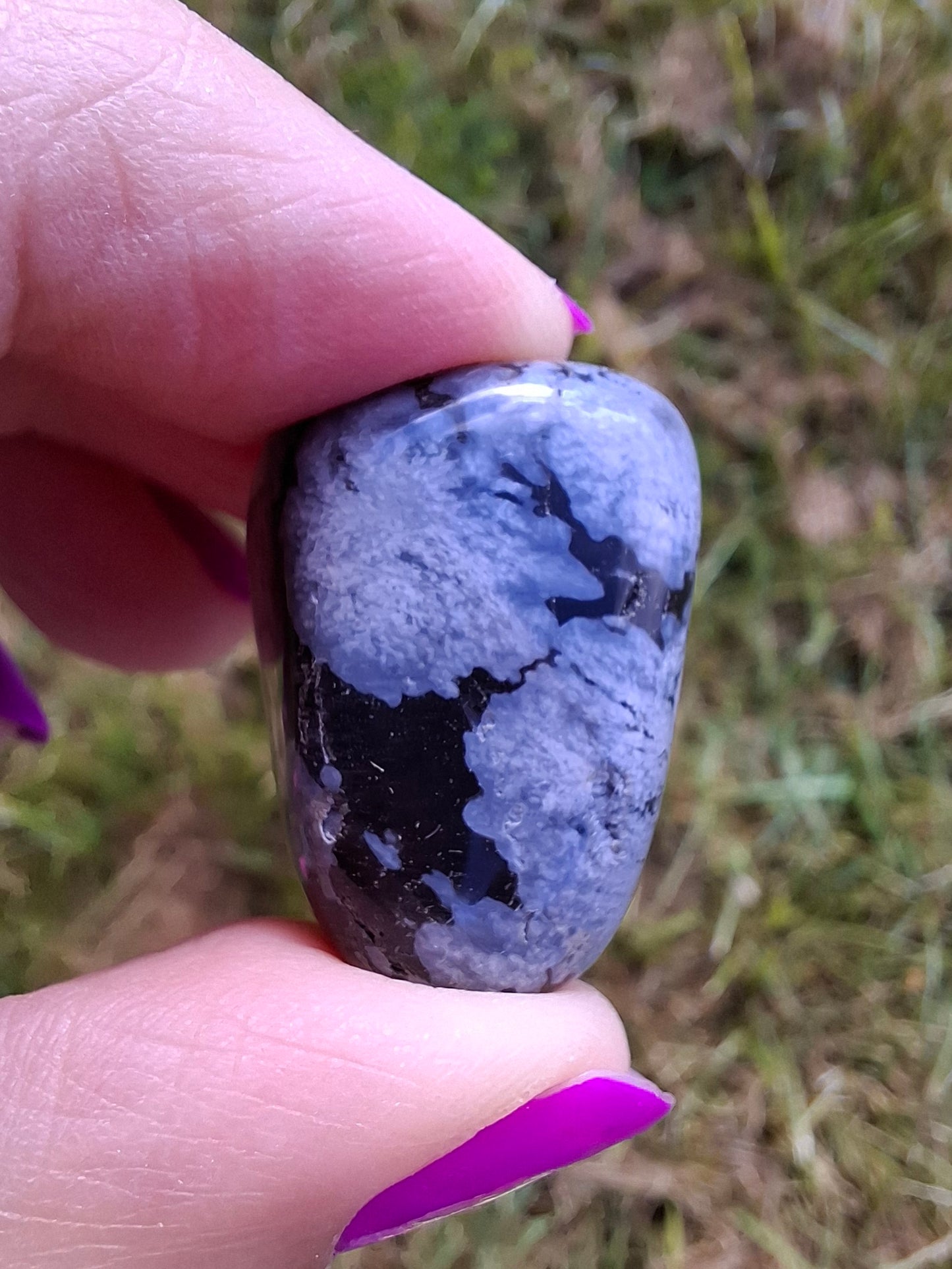 Snowflake Obsidian, Tumble Stone, Crystal (Ref: T97)
