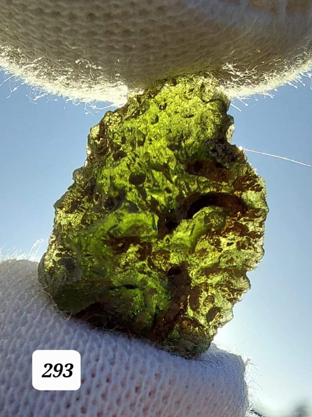 Moldavite Piece, CHLUM, 2.14g, Tektite (Ref: 293)