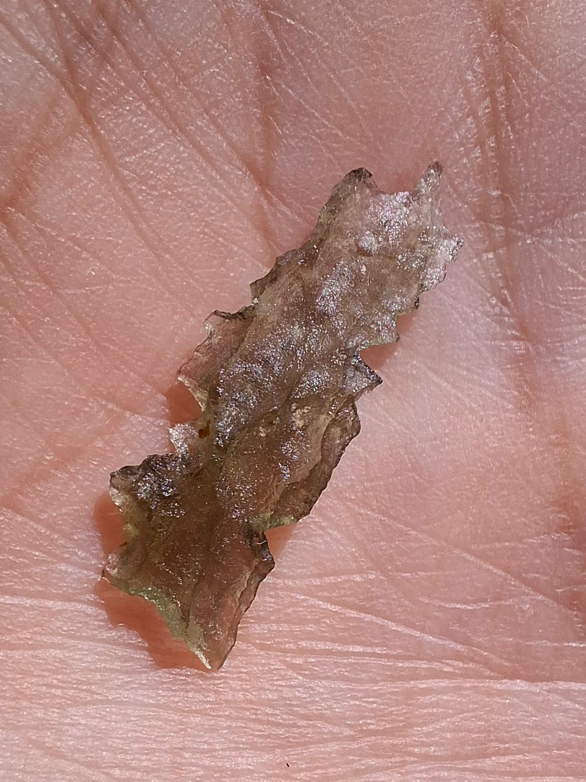 Moldavite Piece, 0.33g, Tektite (Ref: 1488)