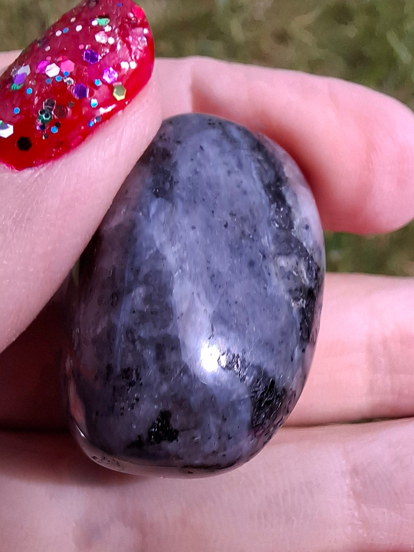 Larvikite, Tumble Stone, Crystal (Ref: T124)