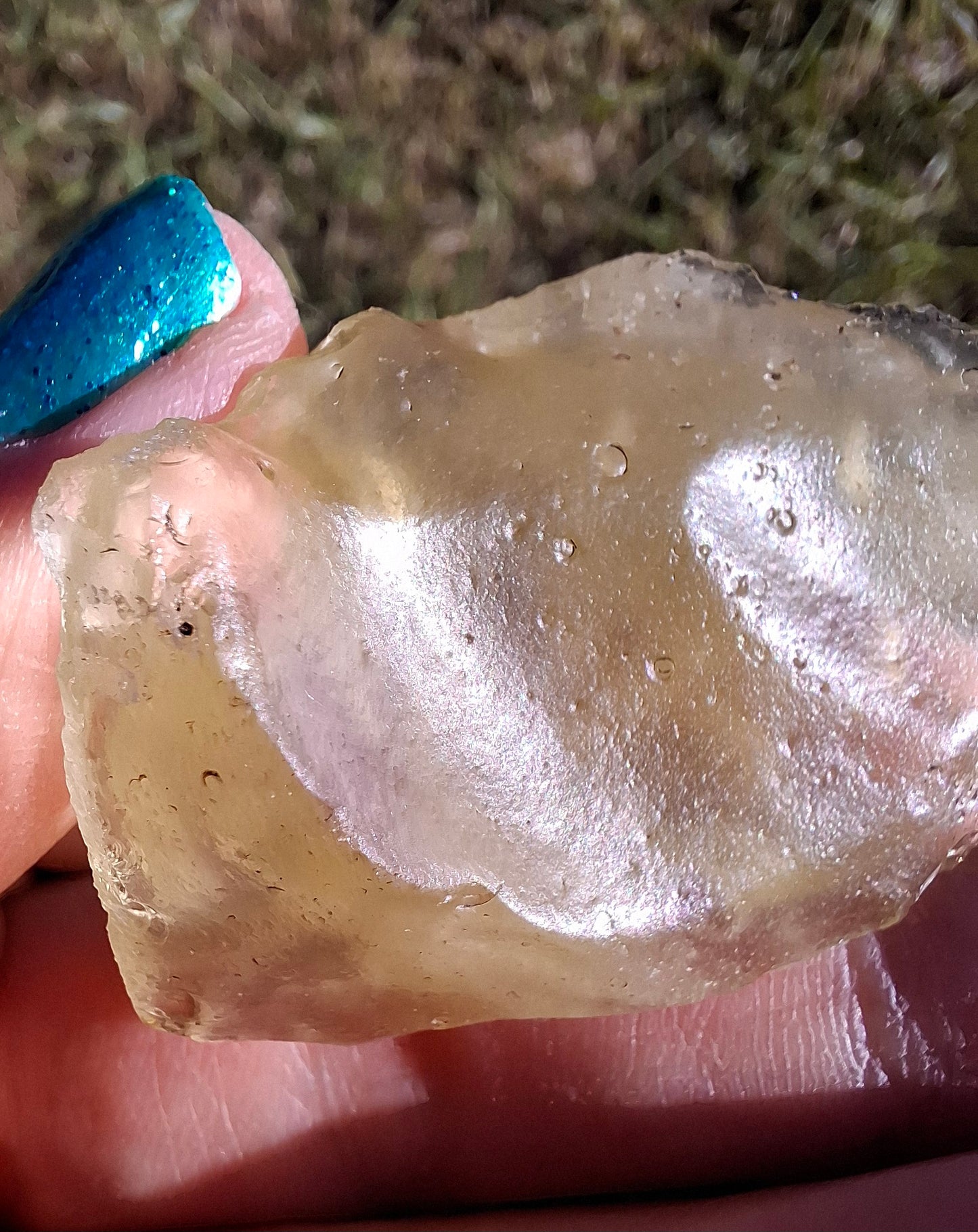 Libyan Desert Glass carving, GANESHA, 26.47g, Tektite (Ref: Ganesha1)