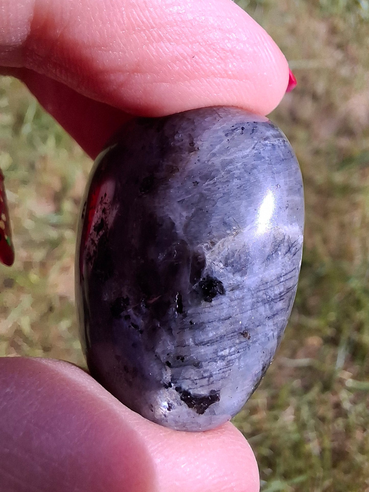 Larvikite, Tumble Stone, Crystal (Ref: T125)