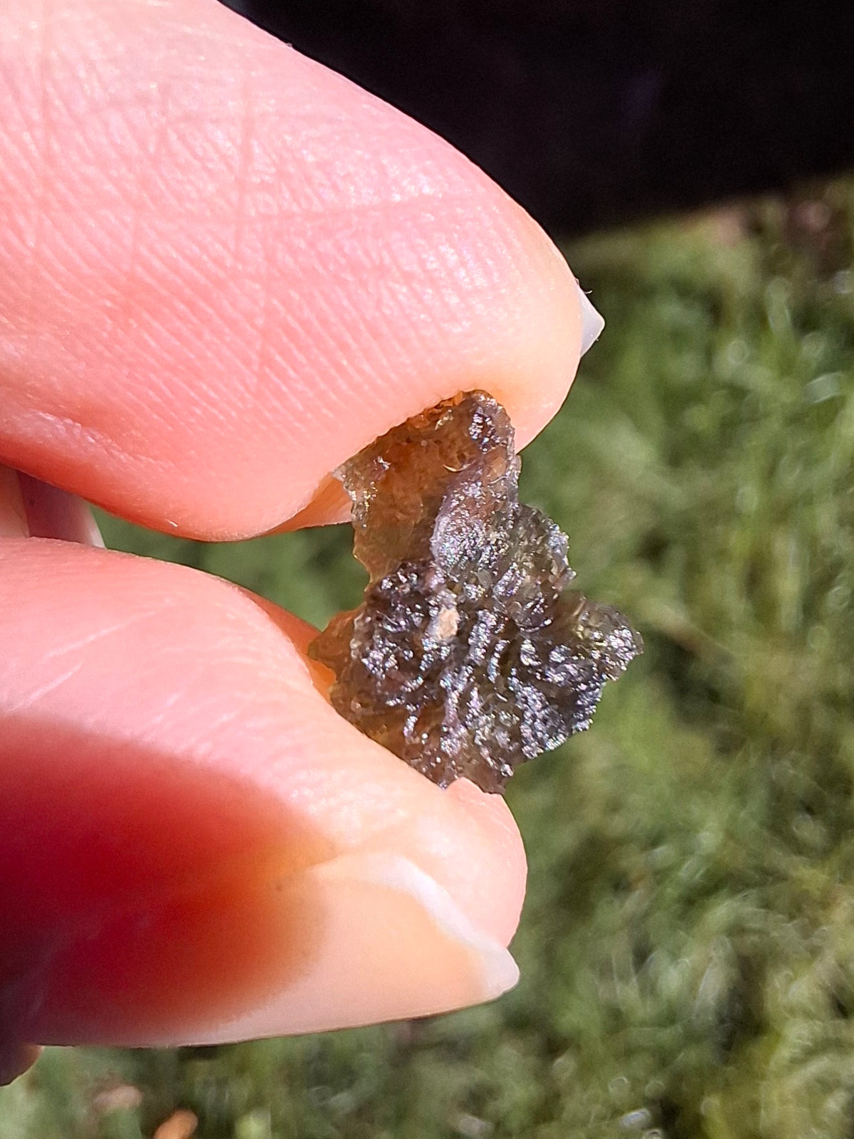 Moldavite Piece, 0.33g, Tektite (Ref: 1519)