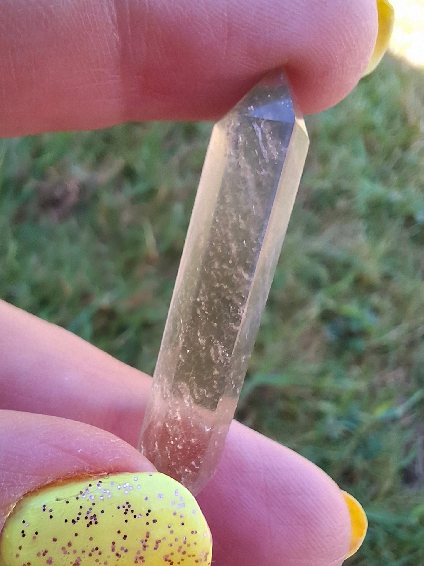 Libyan Desert Glass DT Carving, 3.93g, Tektite (Ref: LDT3)