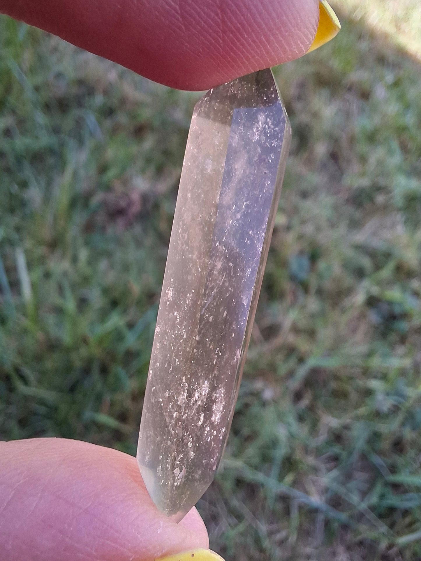 Libyan Desert Glass DT Carving, 3.93g, Tektite (Ref: LDT3)
