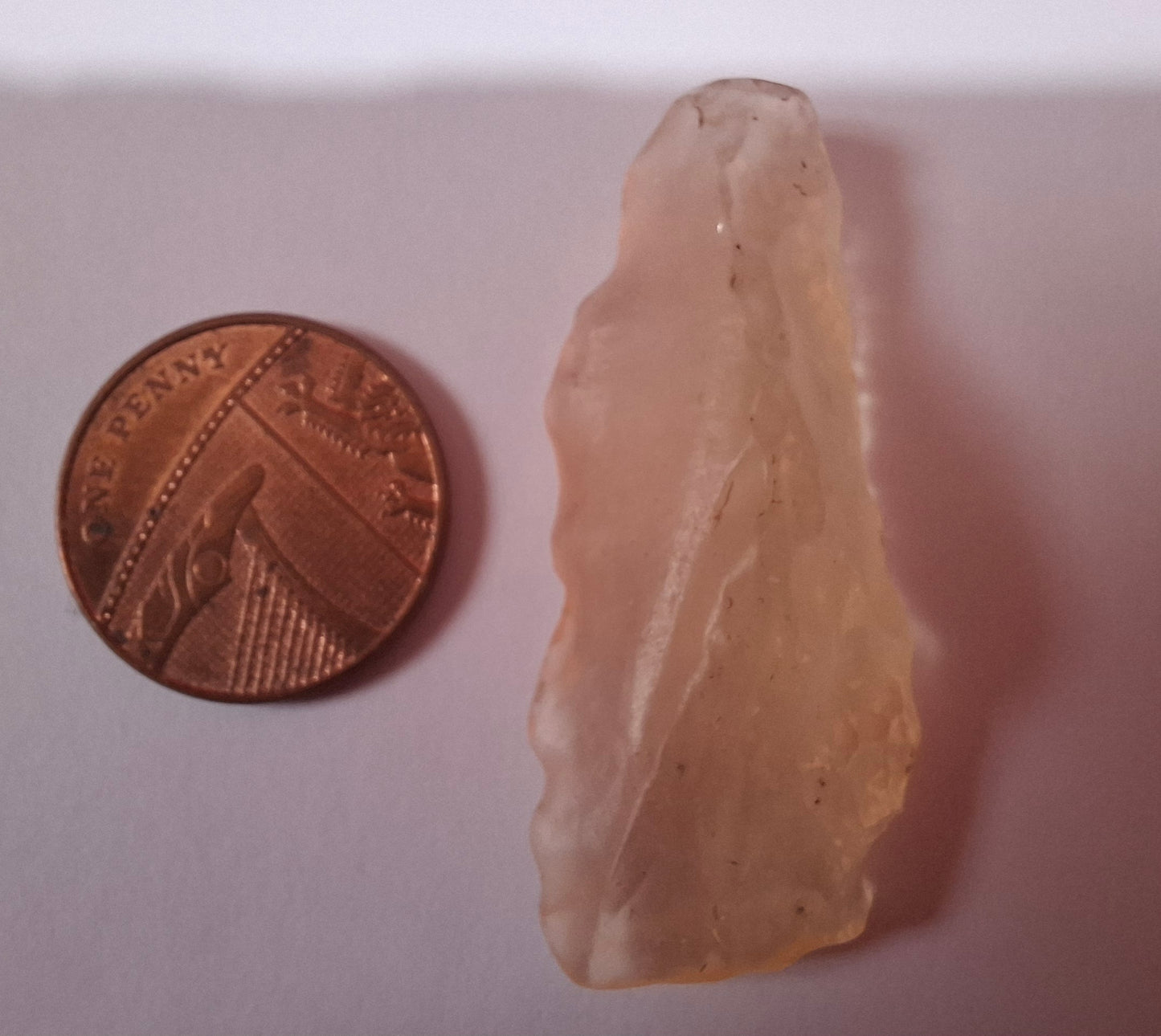 Libyan Desert Glass Piece, 7.46g, Tektite (Ref: LE5)