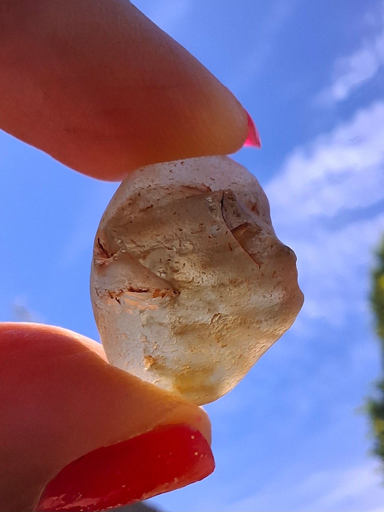 Libyan Desert Glass (darker) Piece, 3.72g, Tektite (Ref: L1378)