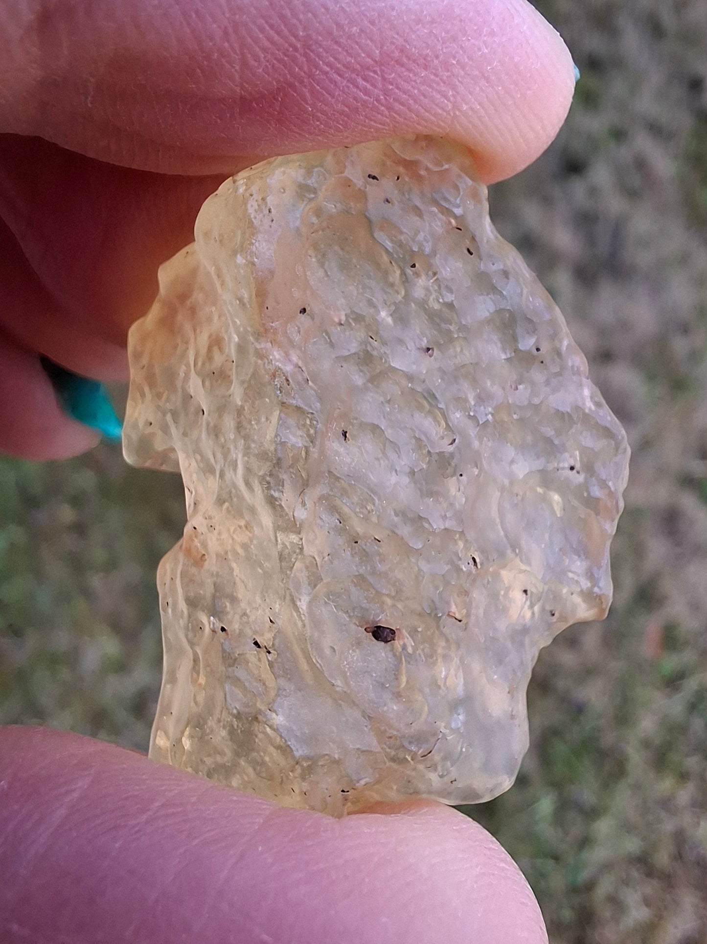 Libyan Desert Glass Piece, 10.00g, Tektite