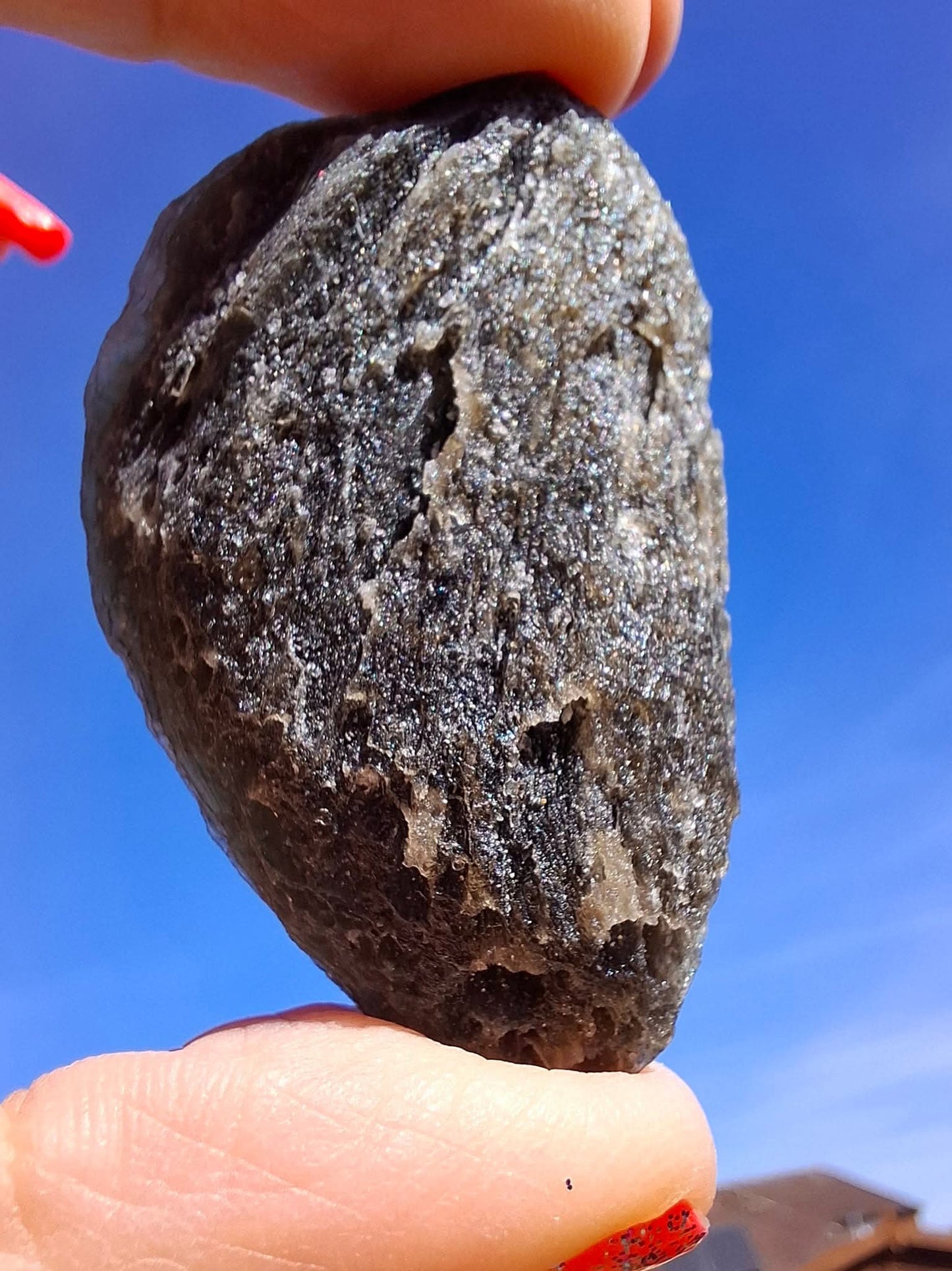 Moldavite Piece, NESMEN HURKA,  26.87g, Tektite (Ref: 1170)