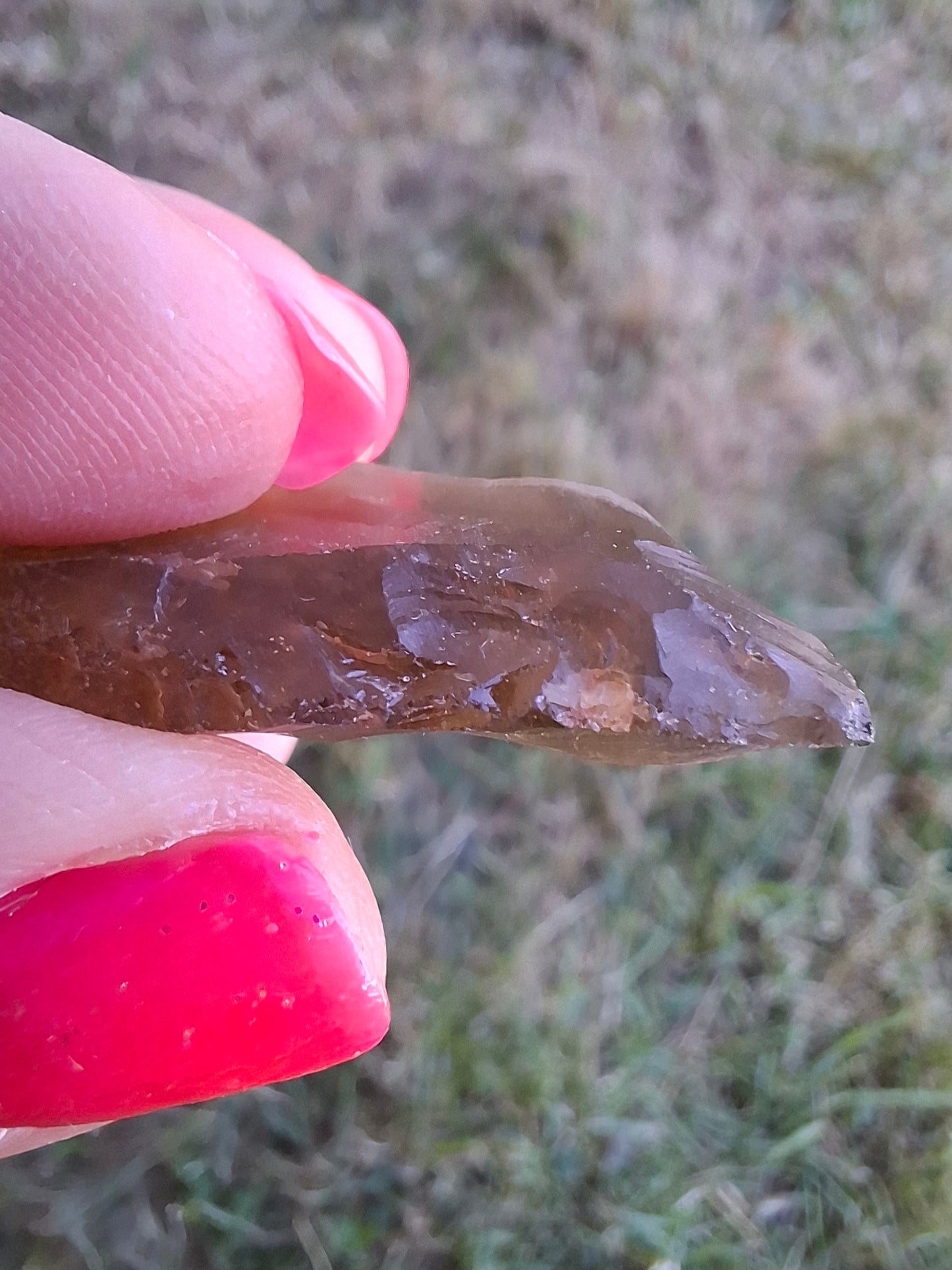 Libyan Desert Glass (darker) Piece, 8.34g, Tektite (Ref: L1370)