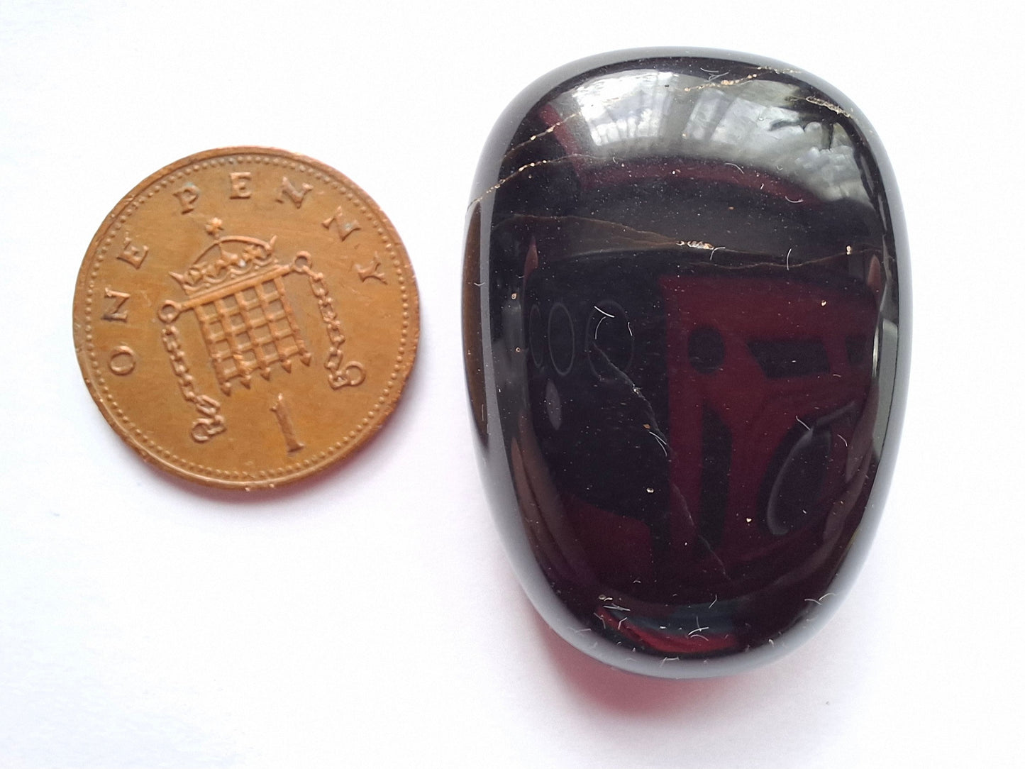 Blue Tigers Eye, Tumble Stone, Crystal (Ref: T20)