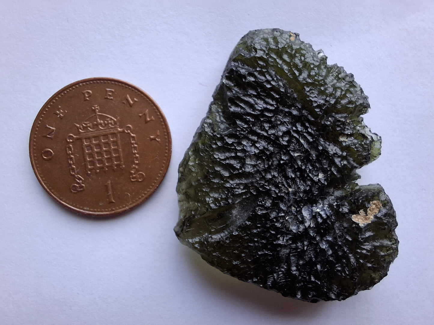 Moldavite Piece, CHLUM, 11.18g, Tektite (Ref: 1166)