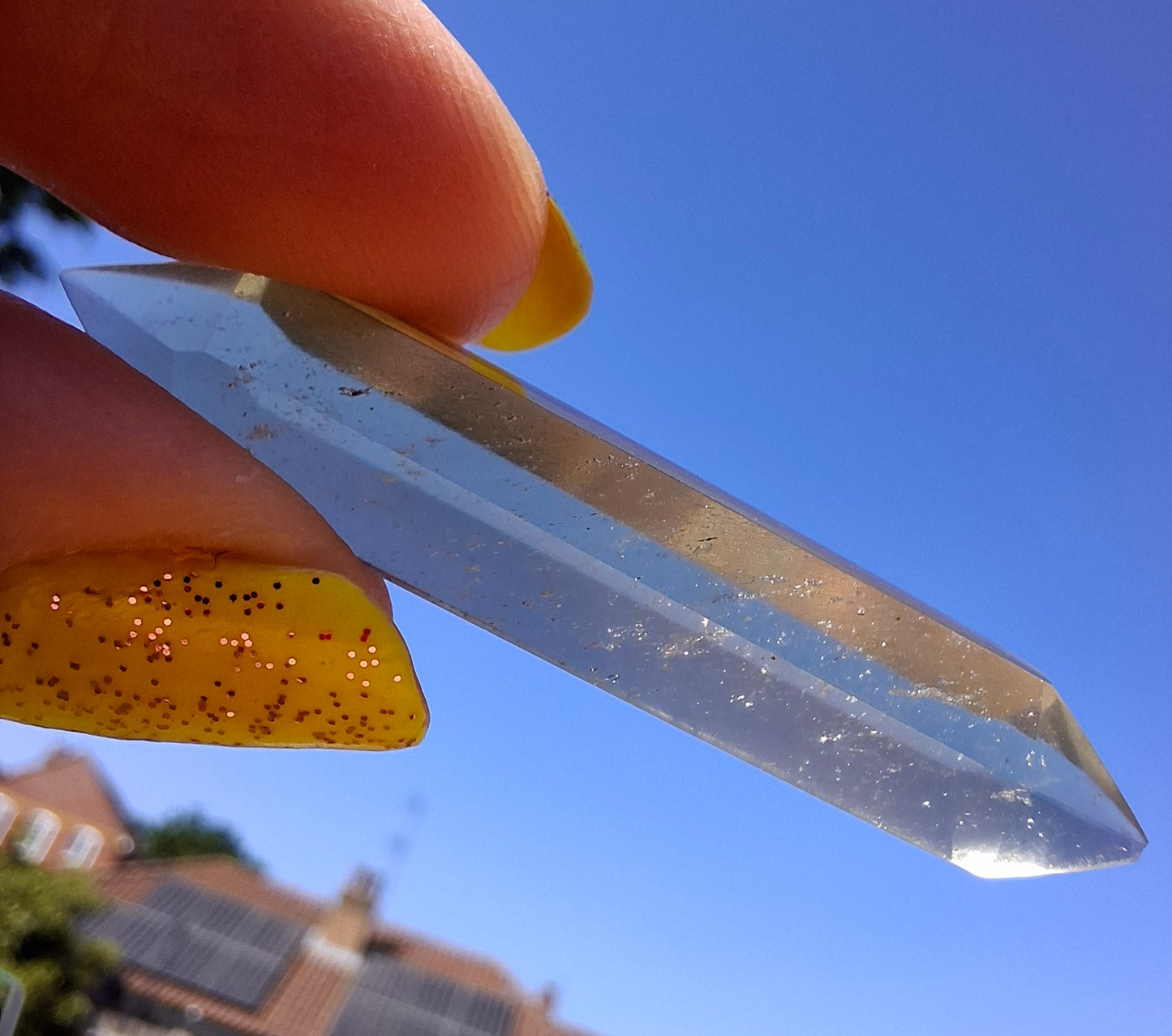 Libyan Desert Glass DT Carving, 4.71g, Tektite (Ref: LDT2)