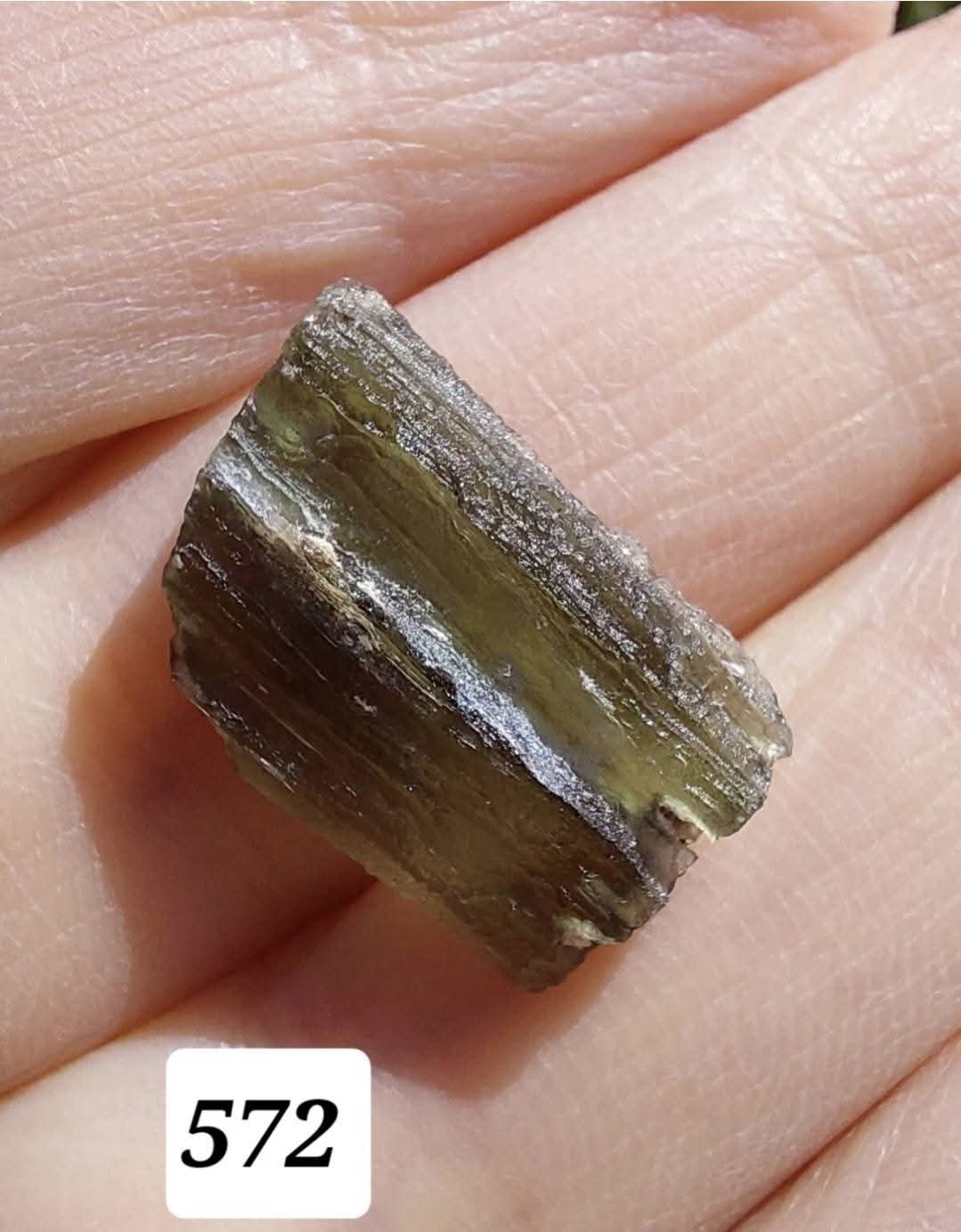 Moldavite Piece, 1.46g, Tektite (Ref: 572)