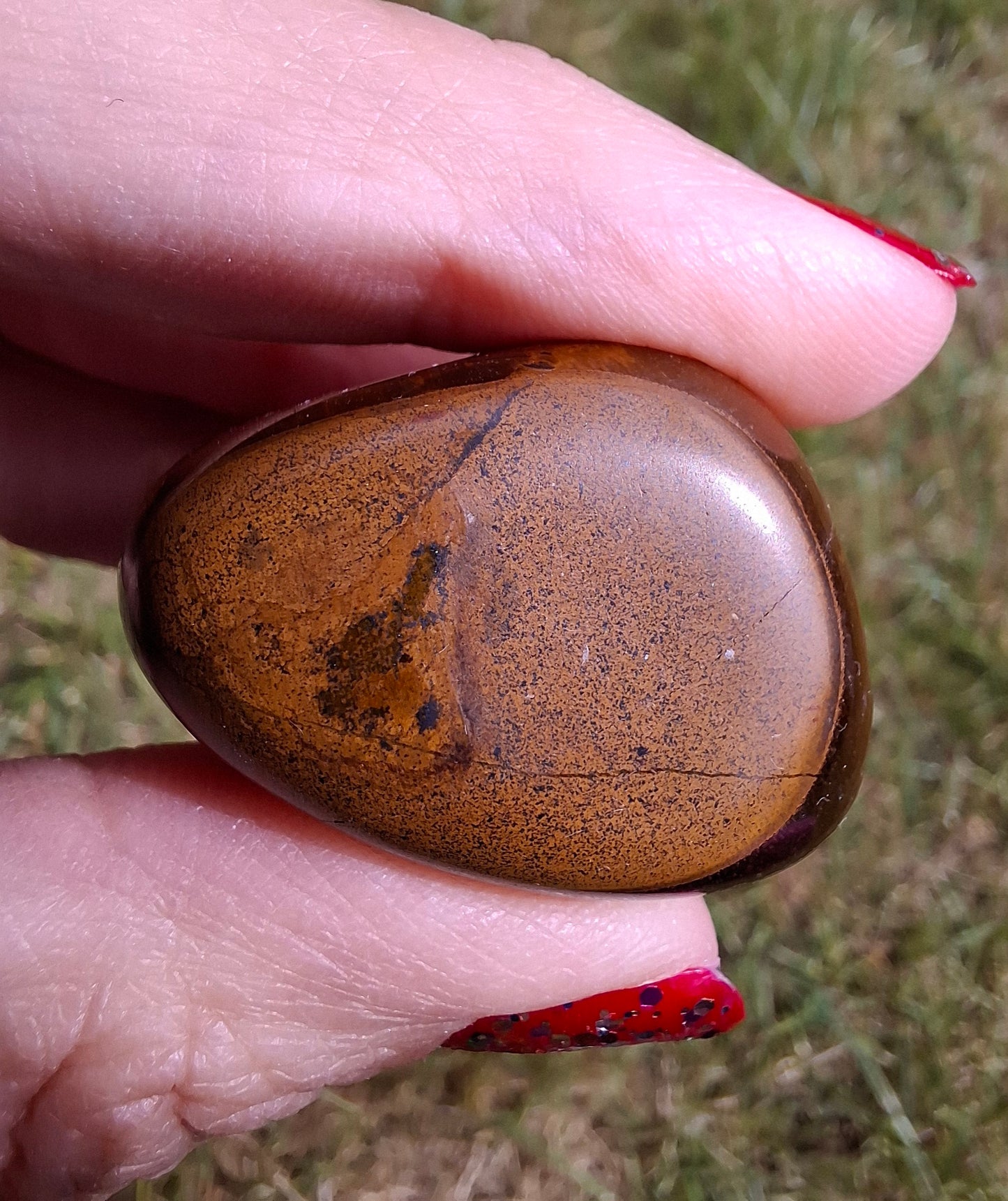 Tigers Eye, Tumble Stone, Crystal (Ref: T134)