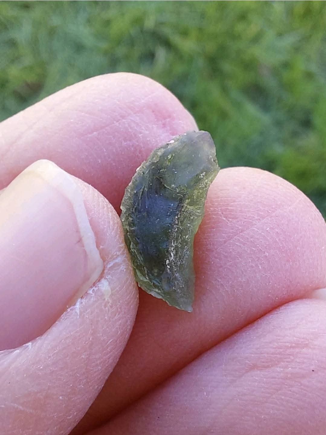Moldavite Piece, 0.62g, Tektite (Ref: 955)