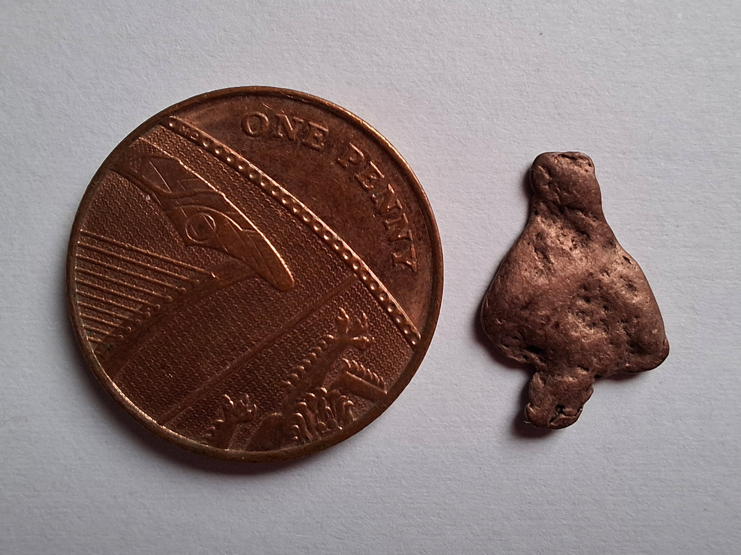 Native Copper Nugget, 0.76g, (Ref: COP6)