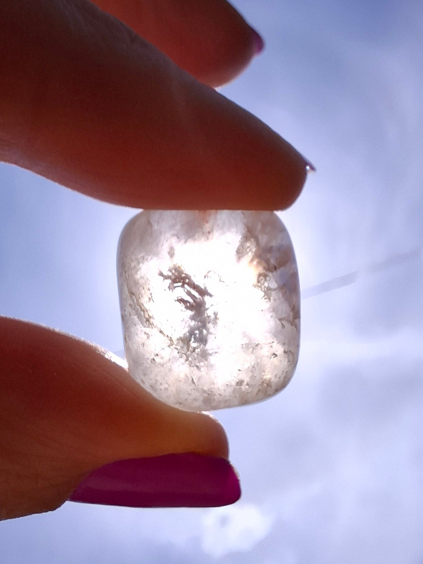 Clear Quartz, Tumble Stone, Crystal 🌈 (Ref: T26)