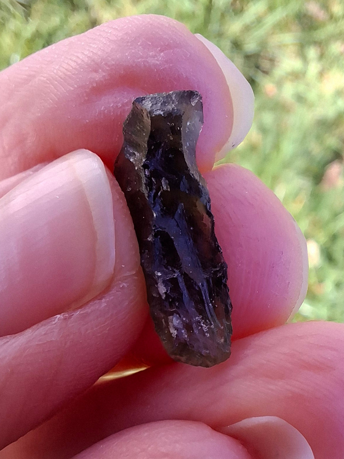Moldavite Piece, 0.73g, Tektite (Ref: 1334)
