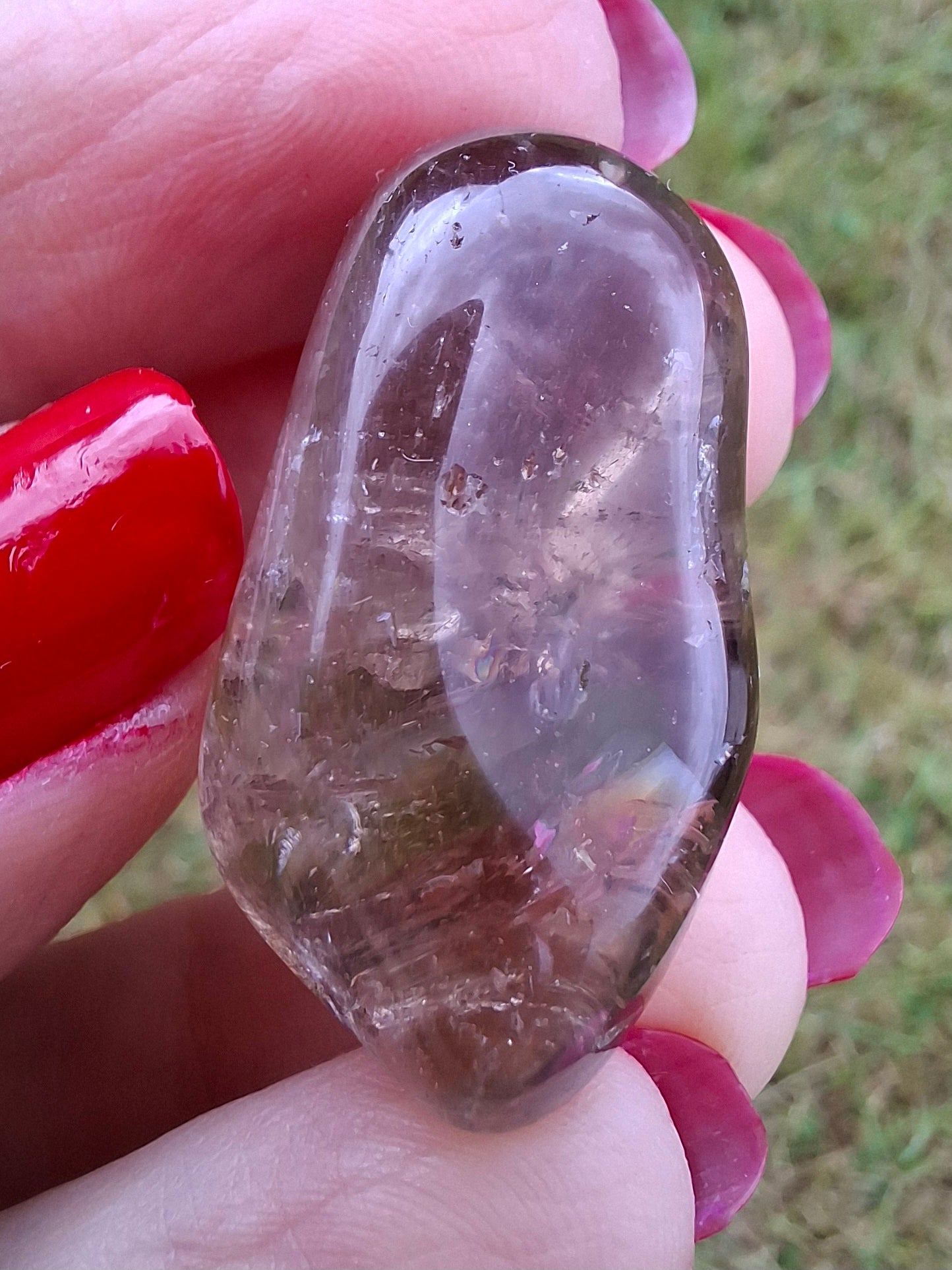 Smoky Quartz, Tumble Stone, Crystal (Ref: T104)