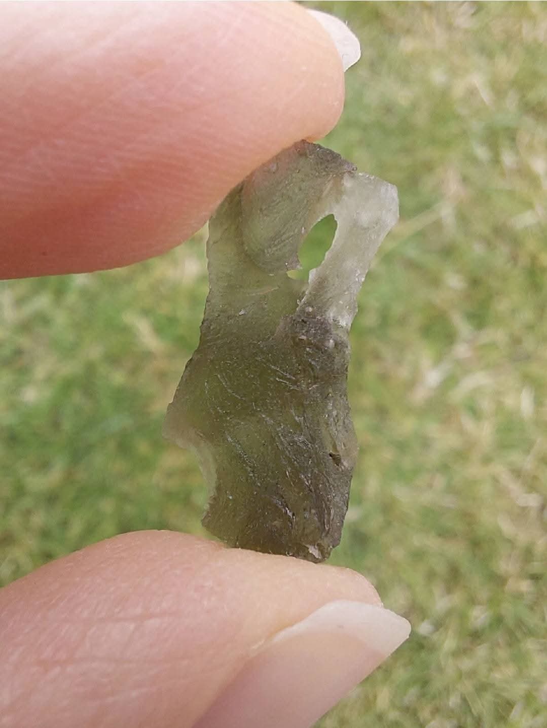 Moldavite Piece, 1.10g, Tektite (Ref: E158)
